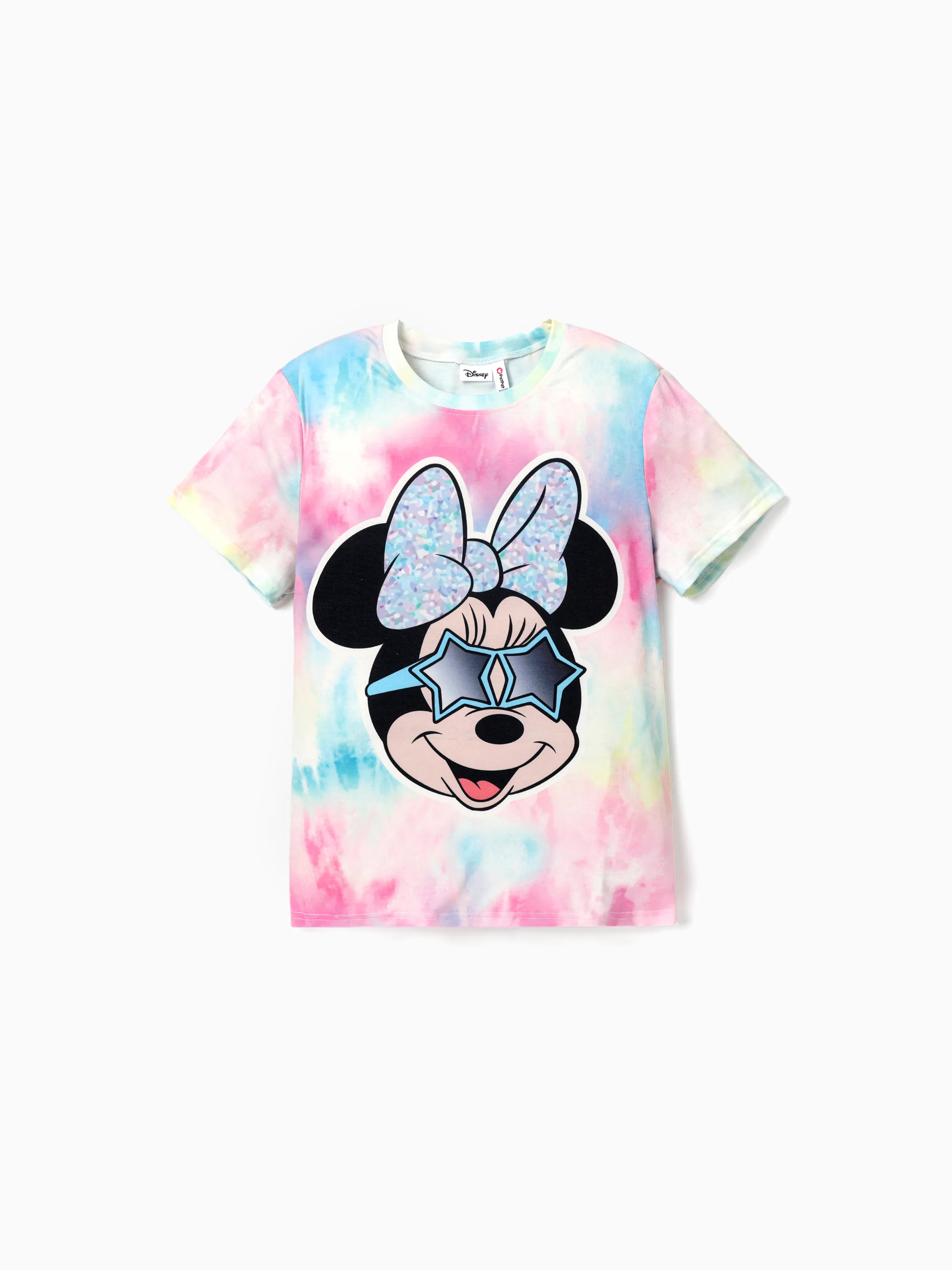 Disney Mickey and Friends Family Matching Naia™ Colorful Checkered Pattern Top/Sleeveless Dress/Onesie Multi-color - Image 3