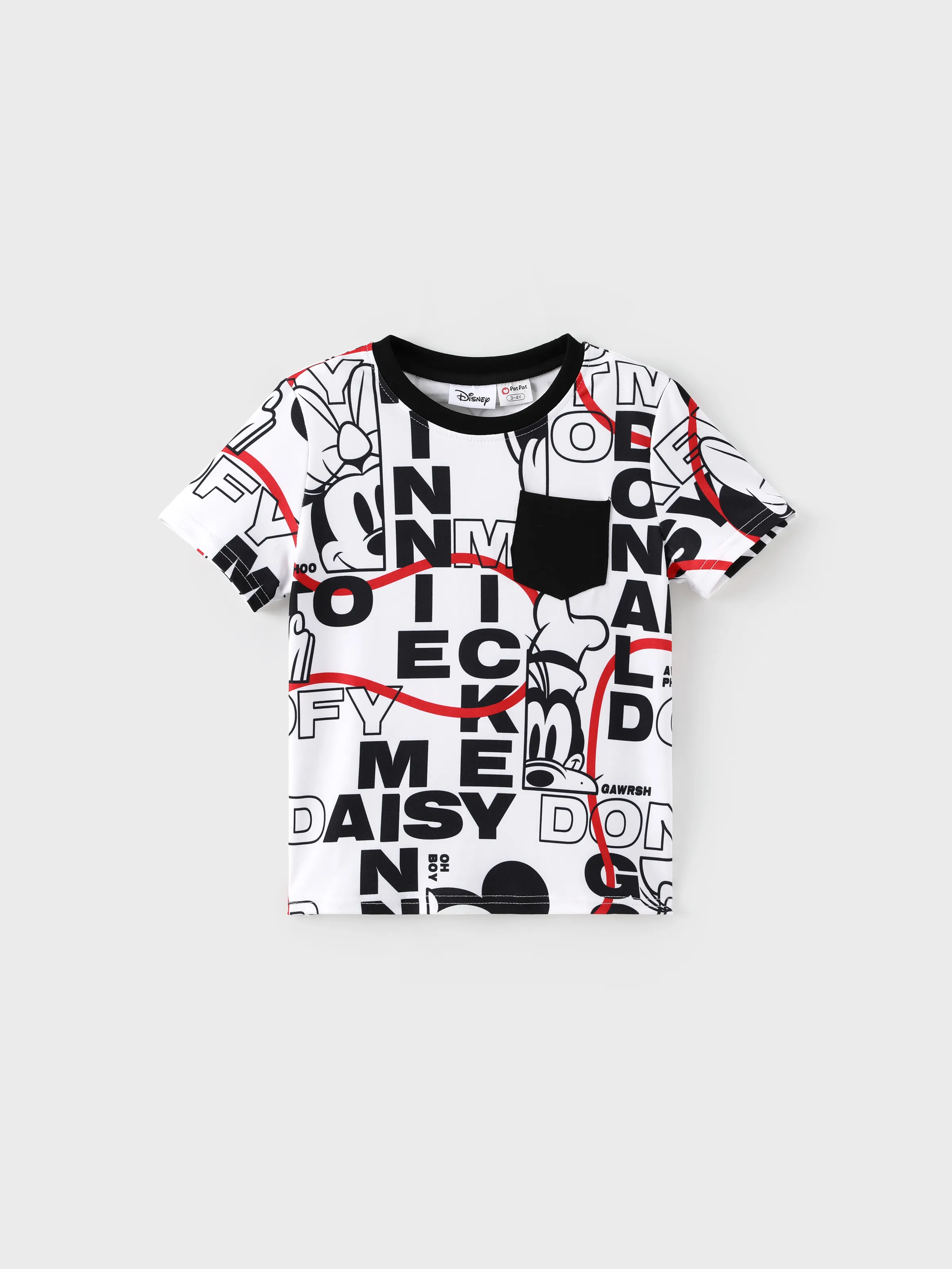 Disney Mickey and Friends Family Matching Graffiti Casual Dress/T-shirt/jumpsuit Black - Image 13