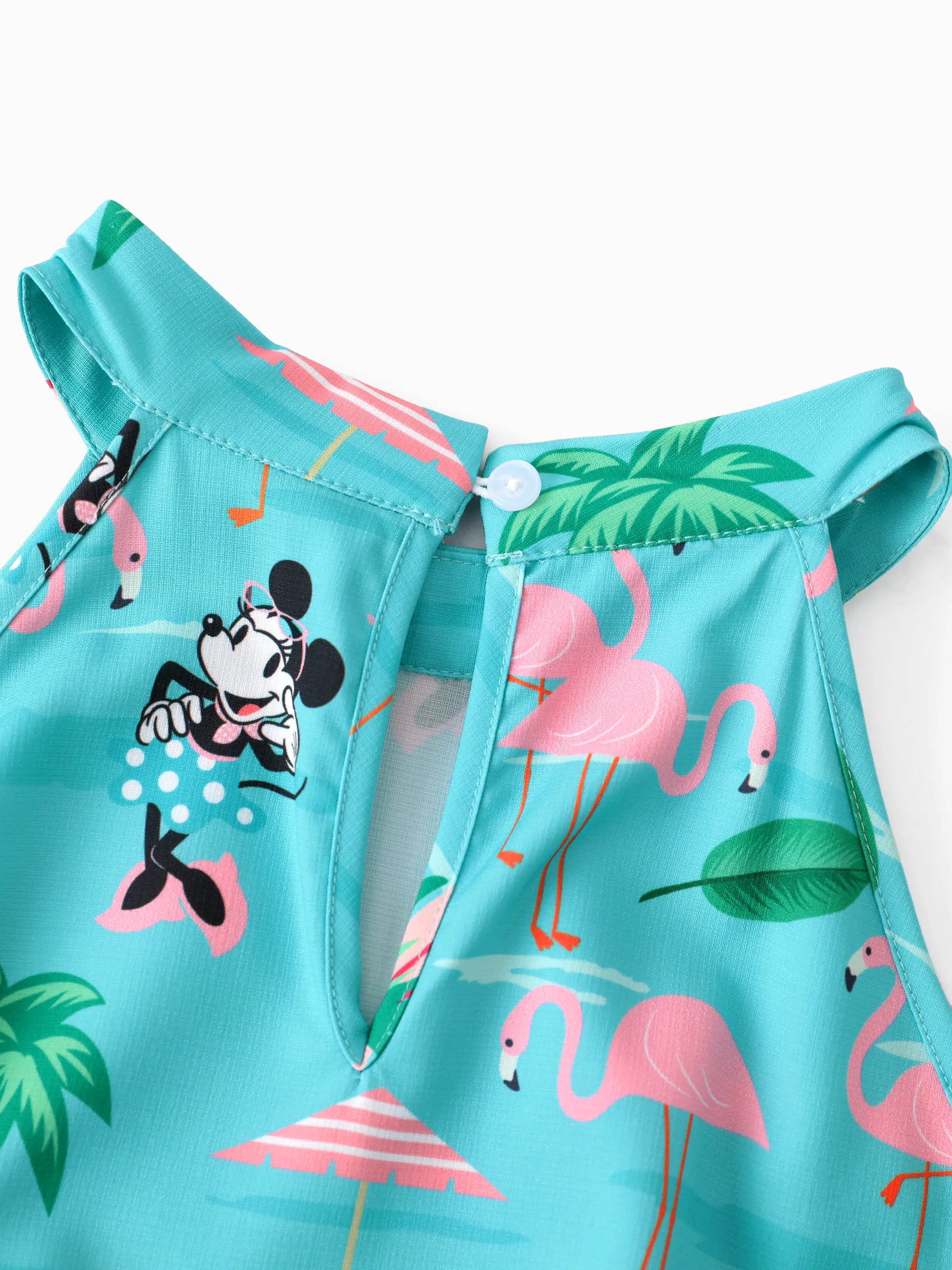 Disney Mickey and Friends Mommy and Me Minnie Mouse Halter Design Dress Mint Green - Image 4
