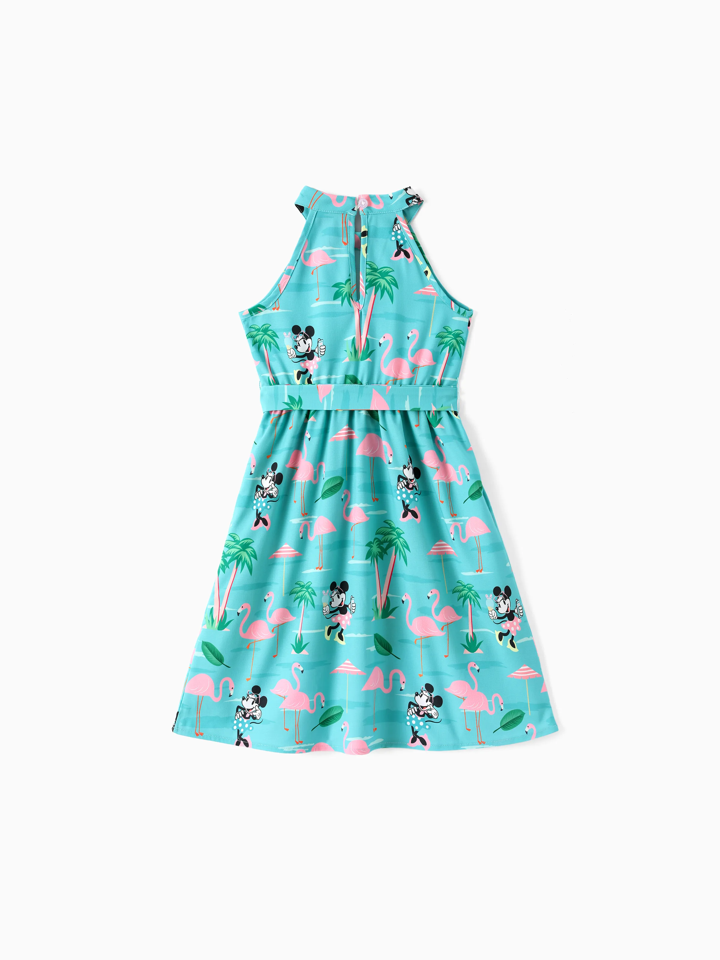 Disney Mickey and Friends Mommy and Me Minnie Mouse Halter Design Dress Mint Green - Image 8