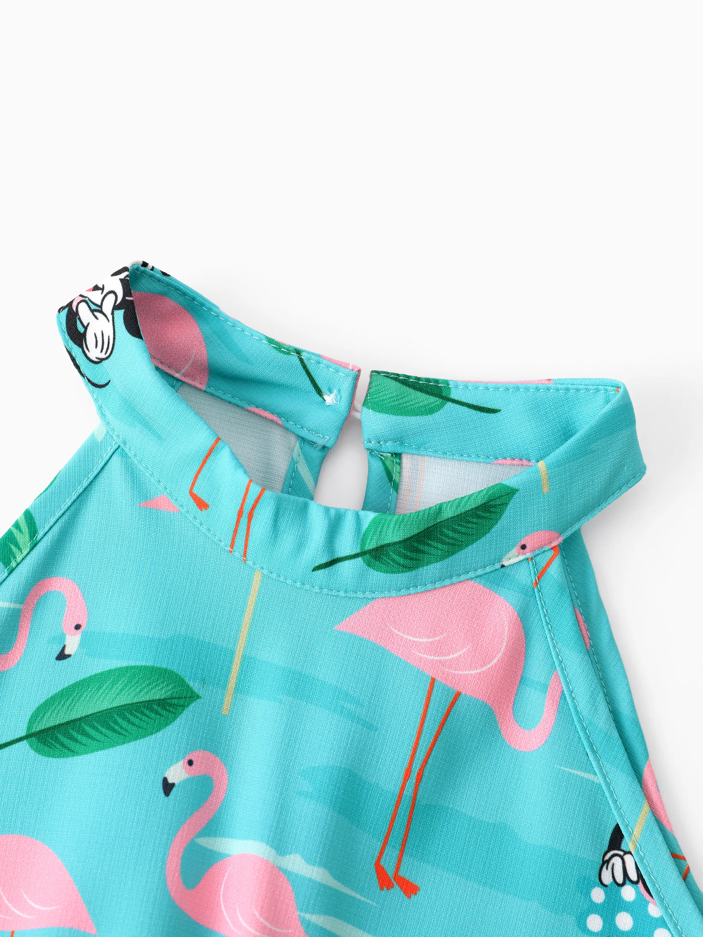Disney Mickey and Friends Mommy and Me Minnie Mouse Halter Design Dress Mint Green - Image 9