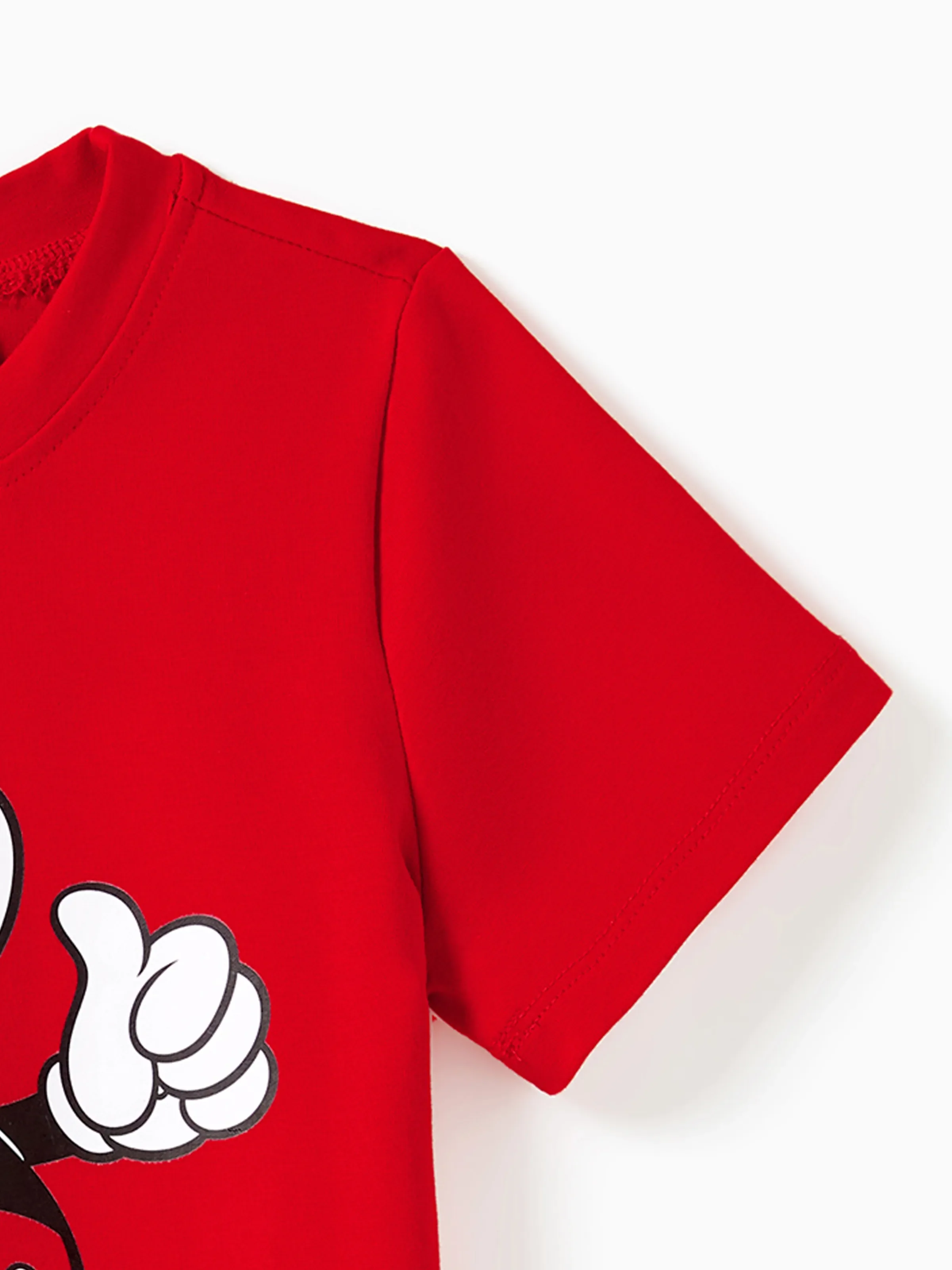 Disney Mickey and Friends Mommy & me Funny Gesture Dress/Romper for Gift Red - Image 10