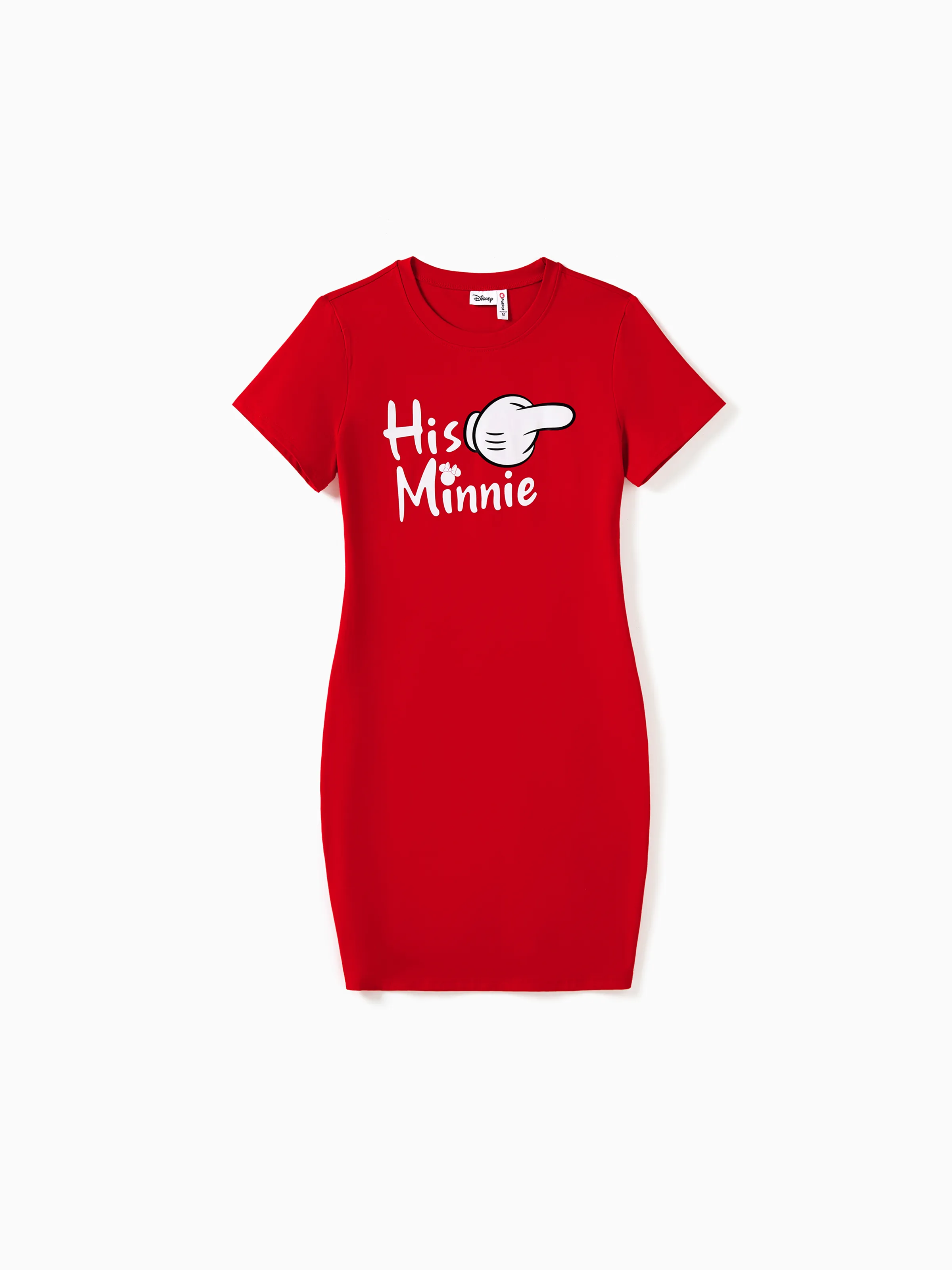Disney Mickey and Friends Mommy & me Funny Gesture Dress/Romper for Gift Red - Image 3
