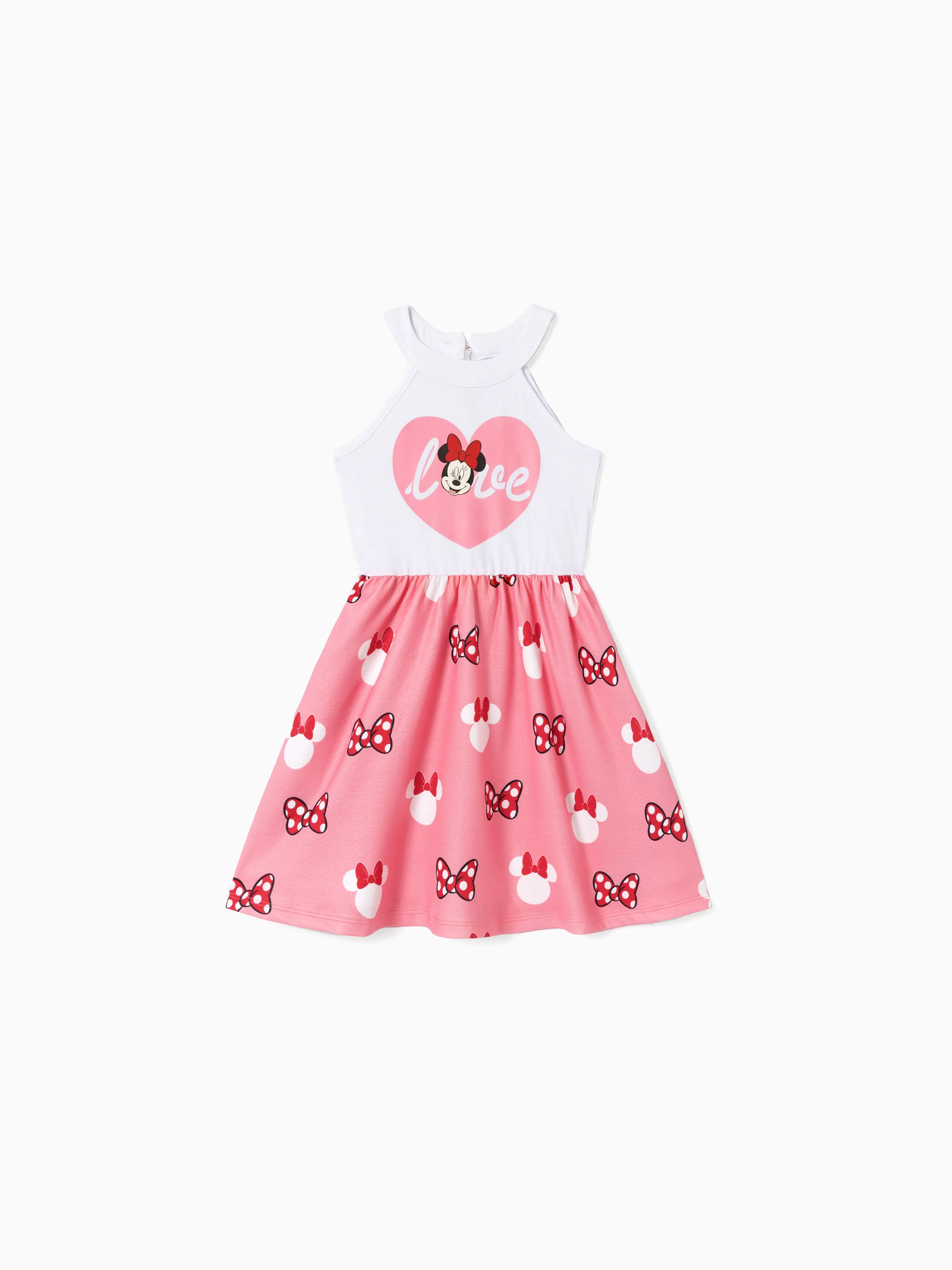 Disney Mickey and Friends Mommy & Me Minnie Heart-shaped Dress
 Pink - Image 7