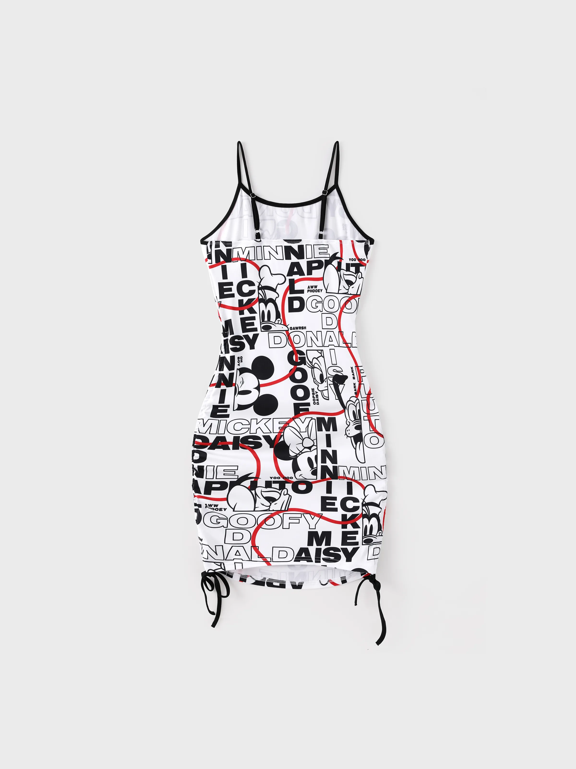 Disney Mickey and Friends Mommy & me Graffiti Casual Dress Black - Image 3