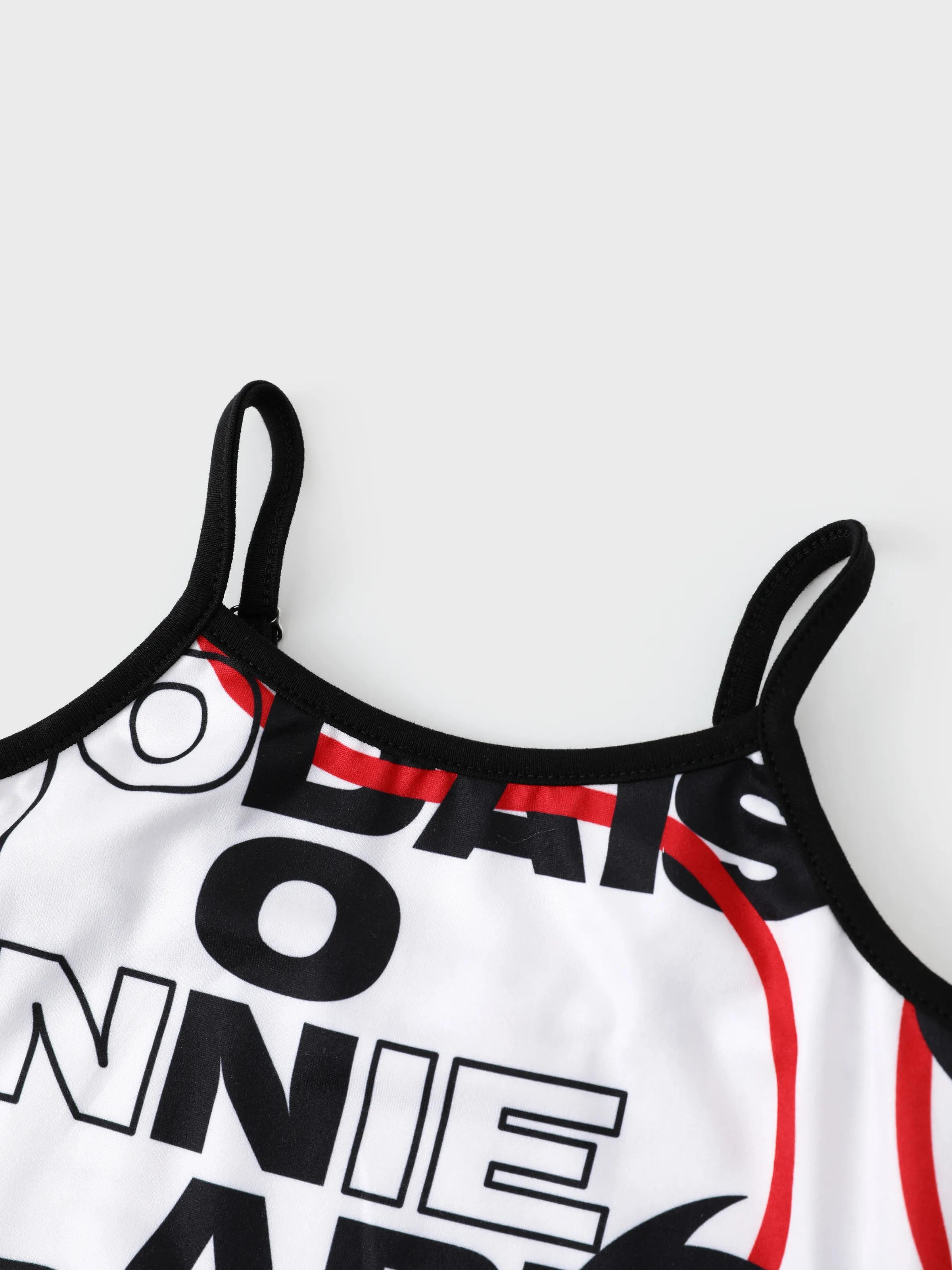 Disney Mickey and Friends Mommy & me Graffiti Casual Dress Black - Image 7