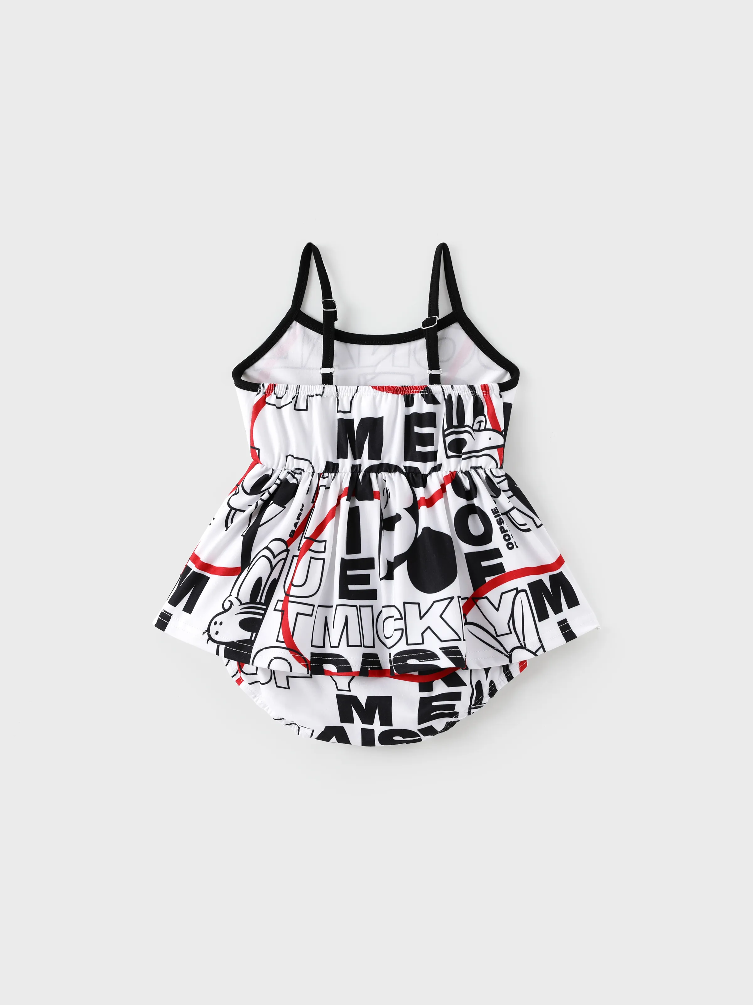 Disney Mickey and Friends Mommy & me Graffiti Casual Dress Black - Image 9