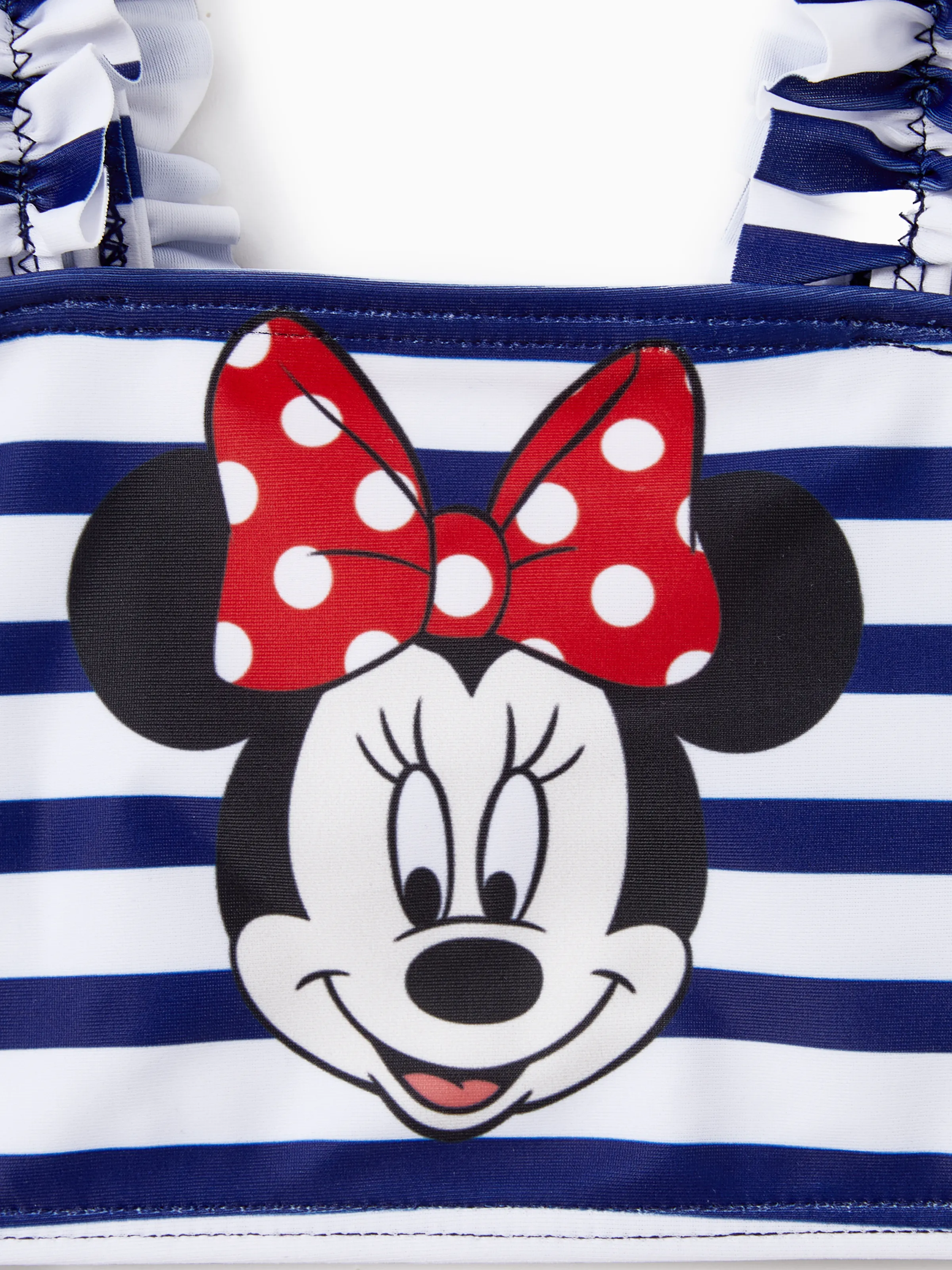 Funny Disney Mickey and Friends Sibling Set Boy/Girl Minnie/Mickey Character Stripped Swimsuit Dark Blue - Image 10