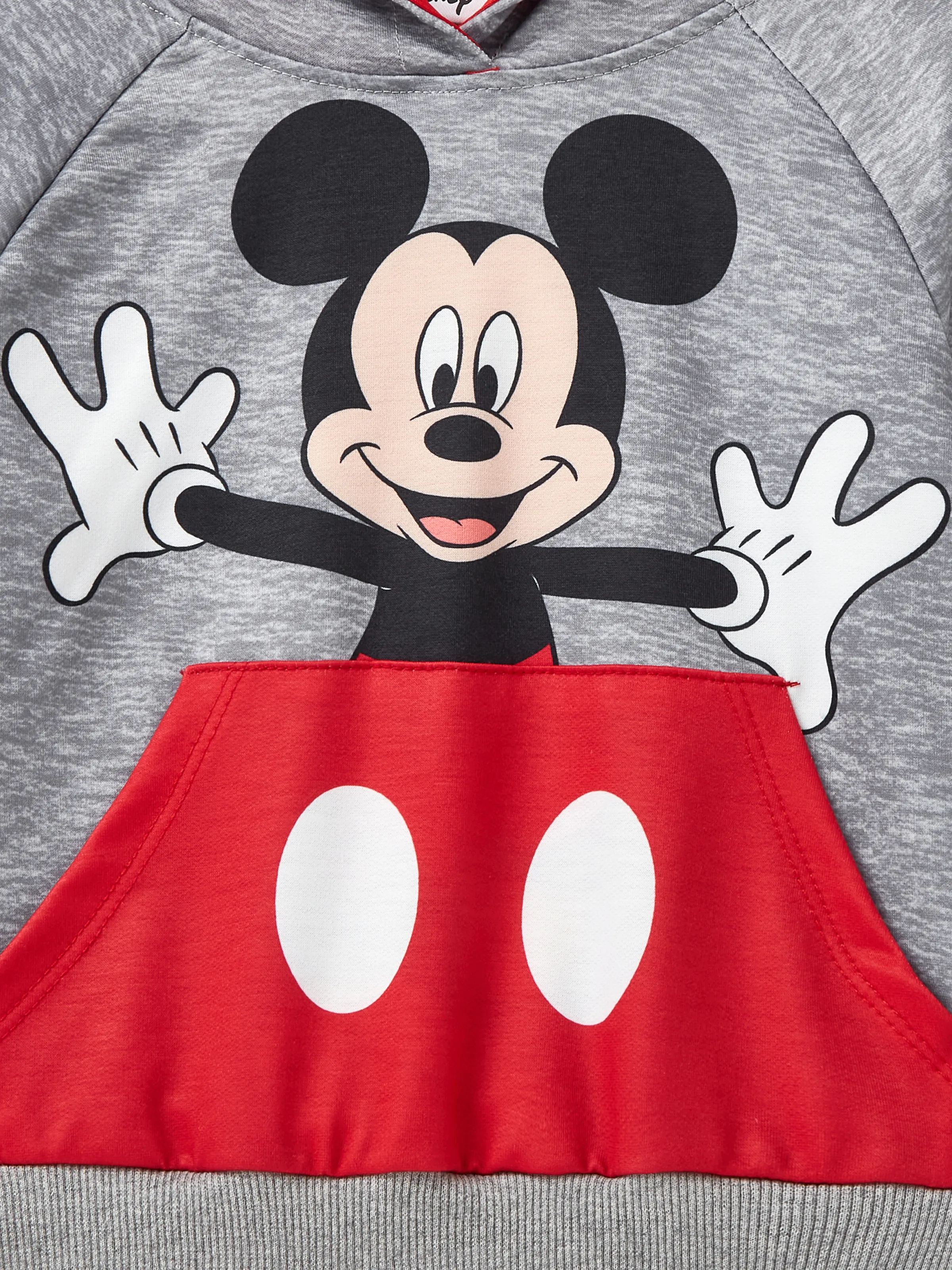 Disney Mickey and Friends Toddler Boy Mickey Character Stereo Ear Hoodies Dark Grey - Image 5