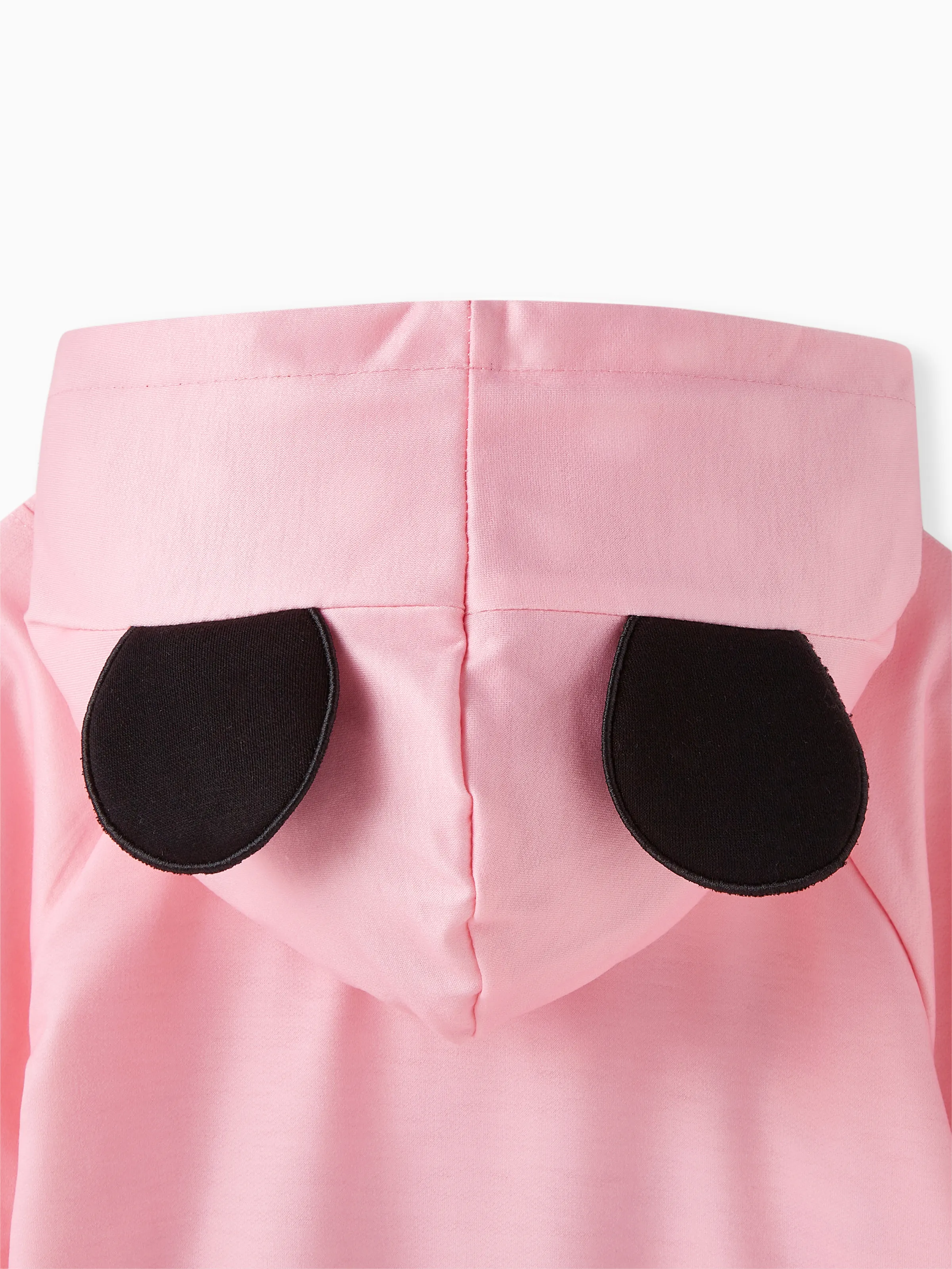 Disney Mickey and Friends Toddler Girl Minnie Character Stereo Ear Hoodies Pink - Image 4