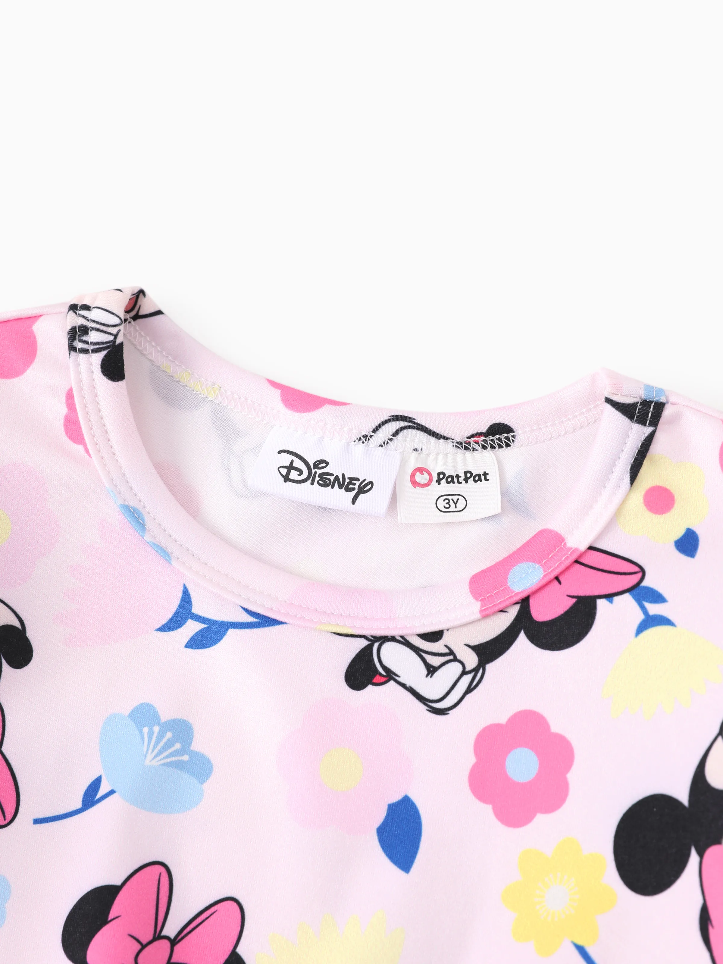 Disney Mickey and Friends Toddler Girl Minnie Mouse Ruffle Dress Pink - Image 4