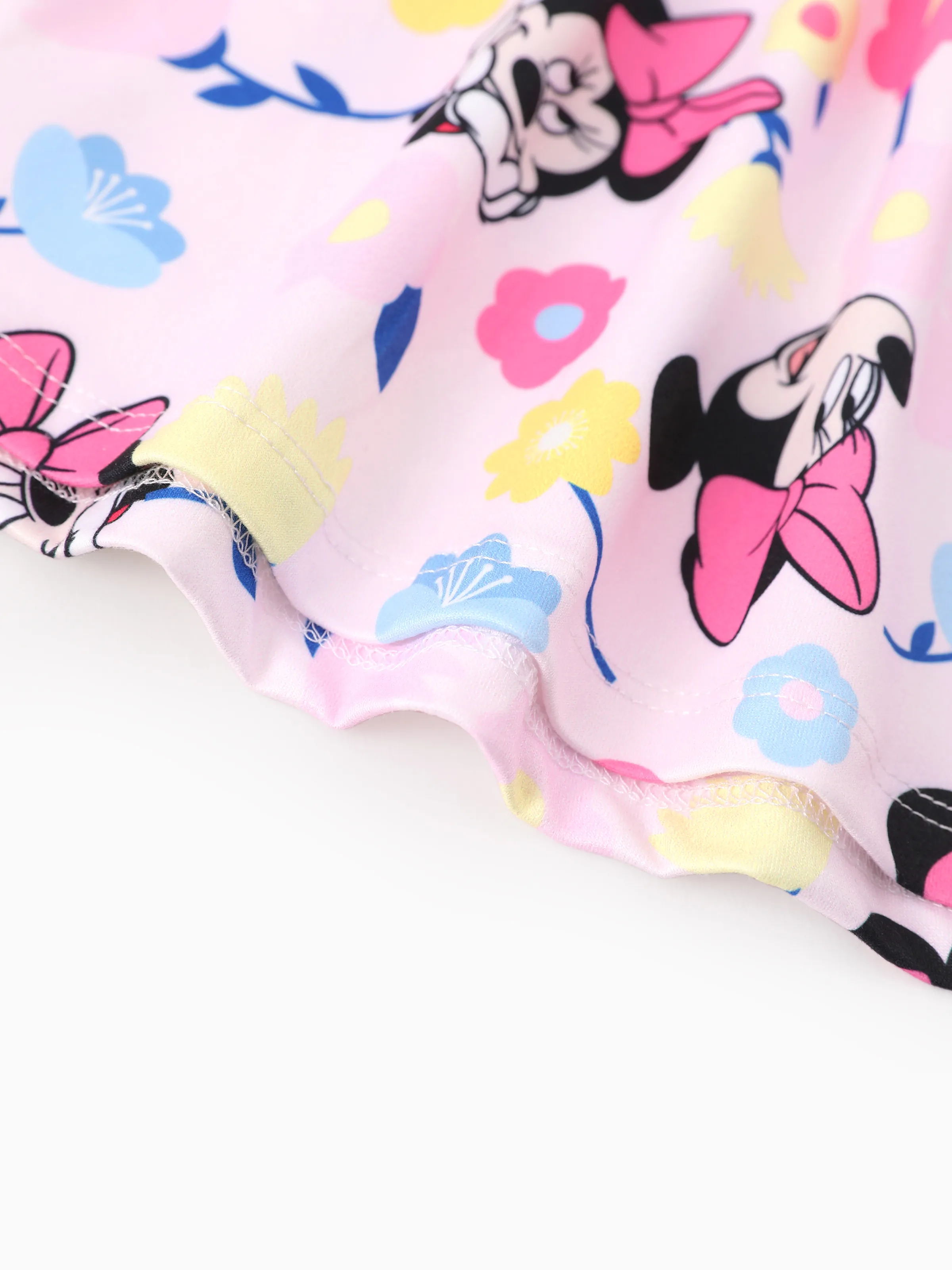 Disney Mickey and Friends Toddler Girl Minnie Mouse Ruffle Dress Pink - Image 7
