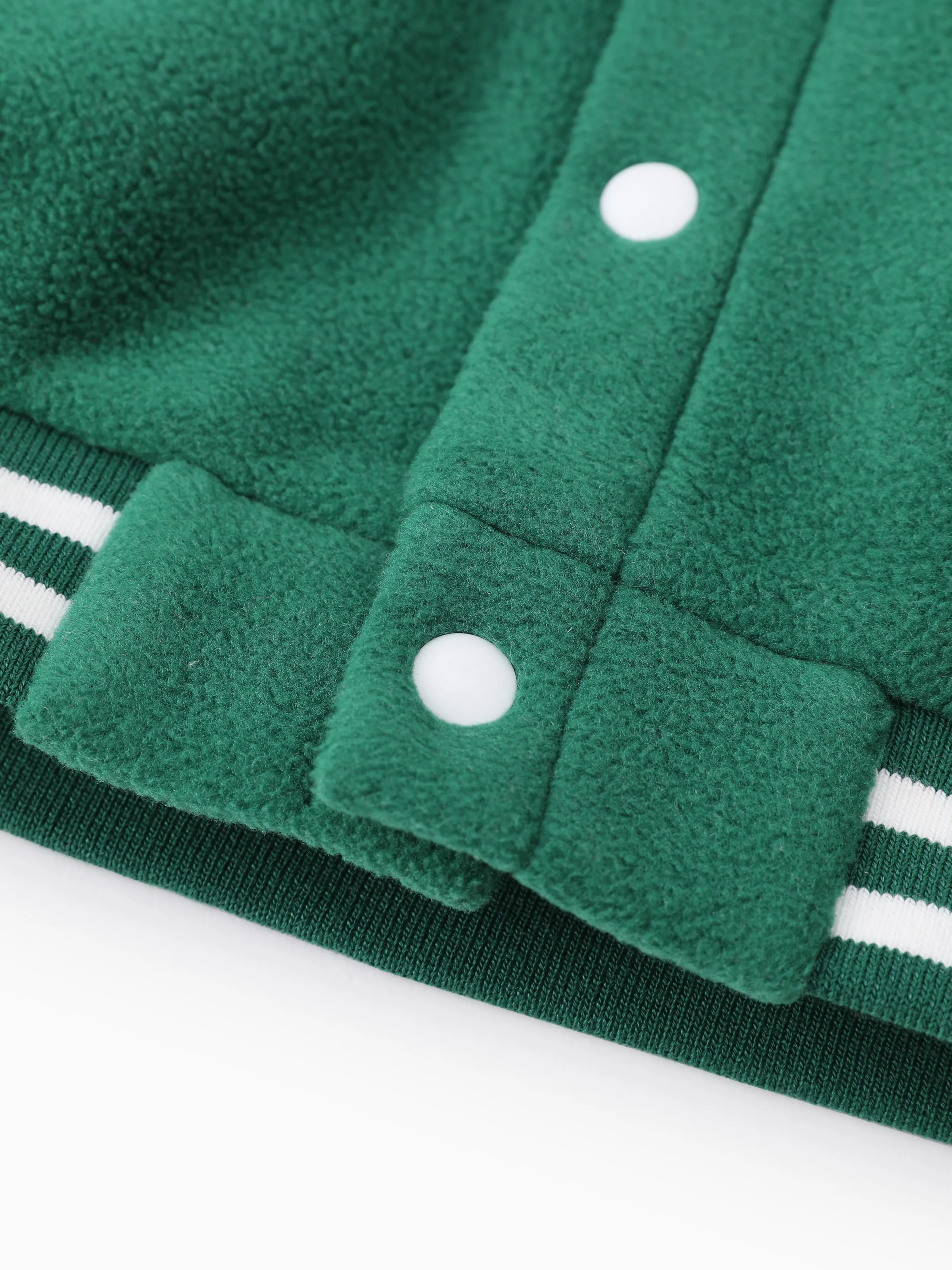 Disney Mickey and Friends Toddler/Kid Mickey Mouse /Minnie Mouse Embroidered Colorblock Plush Jacket Green - Image 8