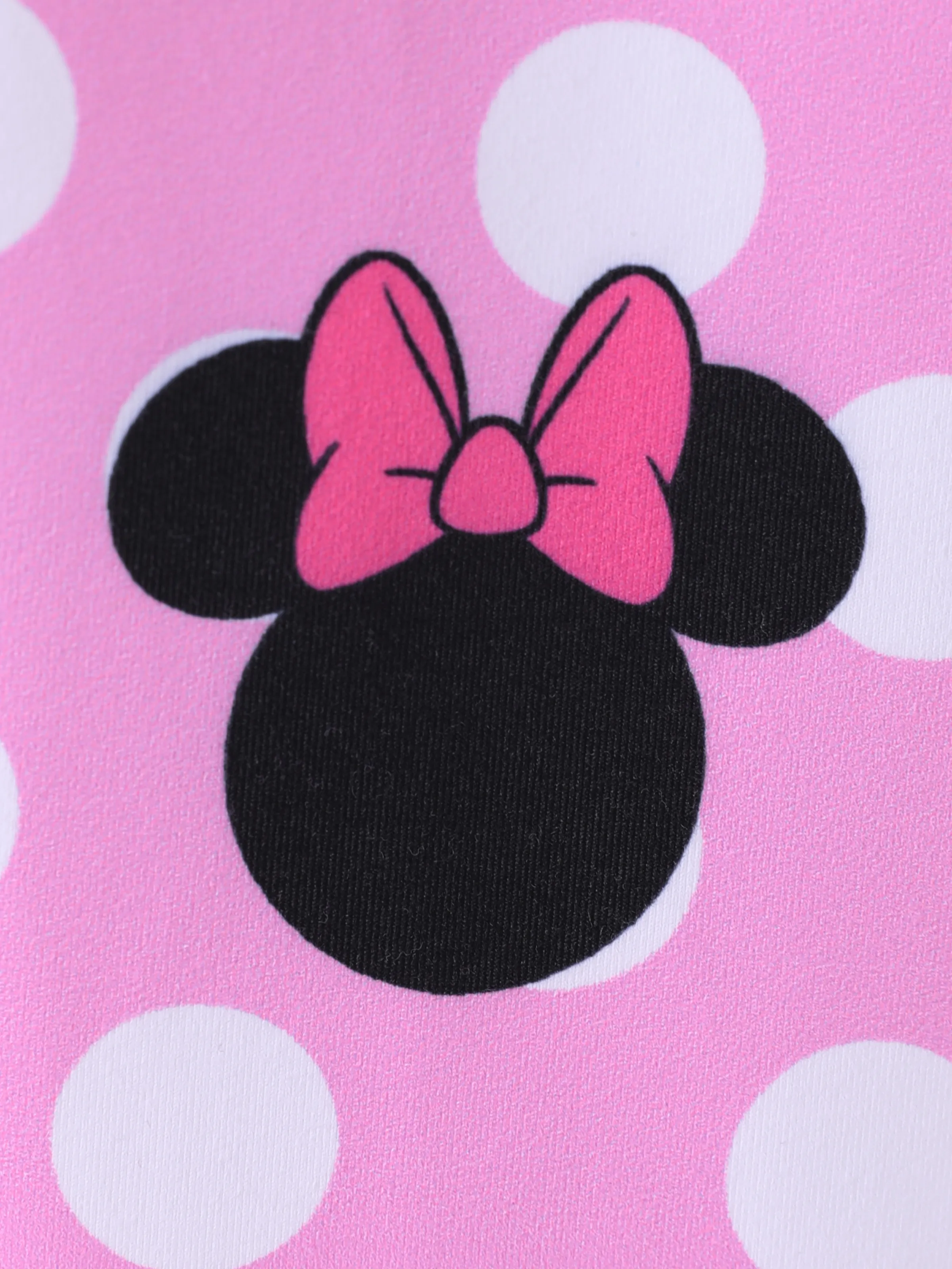 Disney Mickey and Friends Toddler/Kid Girl Minnie 2pcs Ruffled Sweatshirt and Leggings Set Hot Pink - Image 6