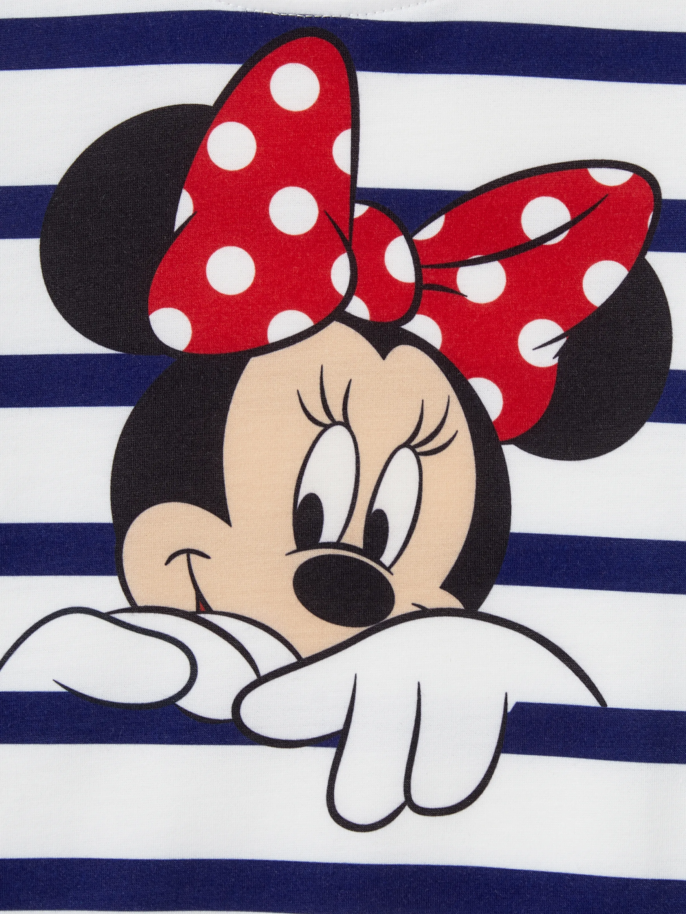 Disney Mickey and Friends Toddler/Kid Girl Stripe & Character Print Short-sleeve Naia™Dresses COLOREDSTRIPES - Image 2