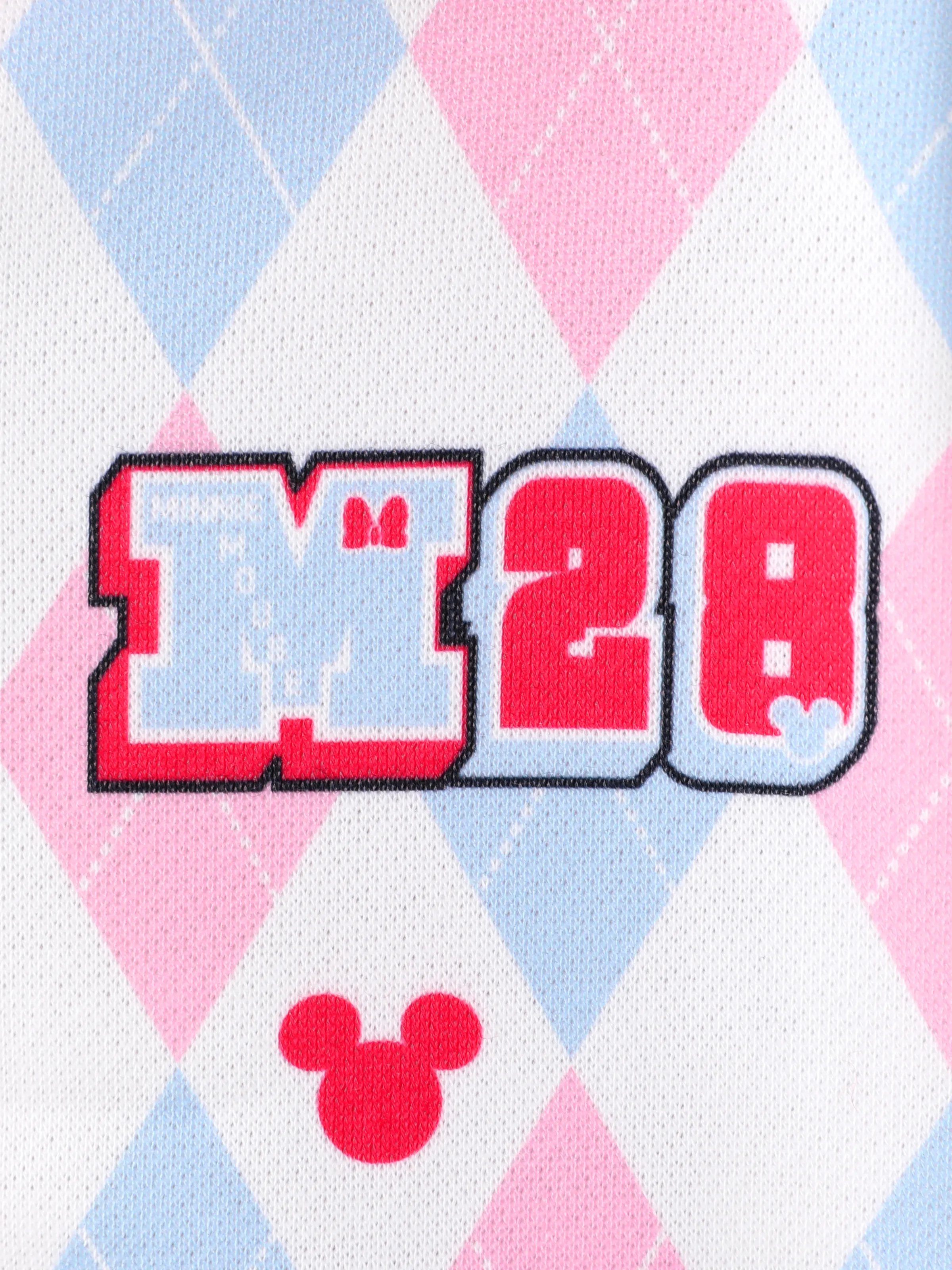 Disney Mickey and Friends Toddler/Kids Girl Minnie Mouse Argyle Pattern Hooded Jacket White - Image 7