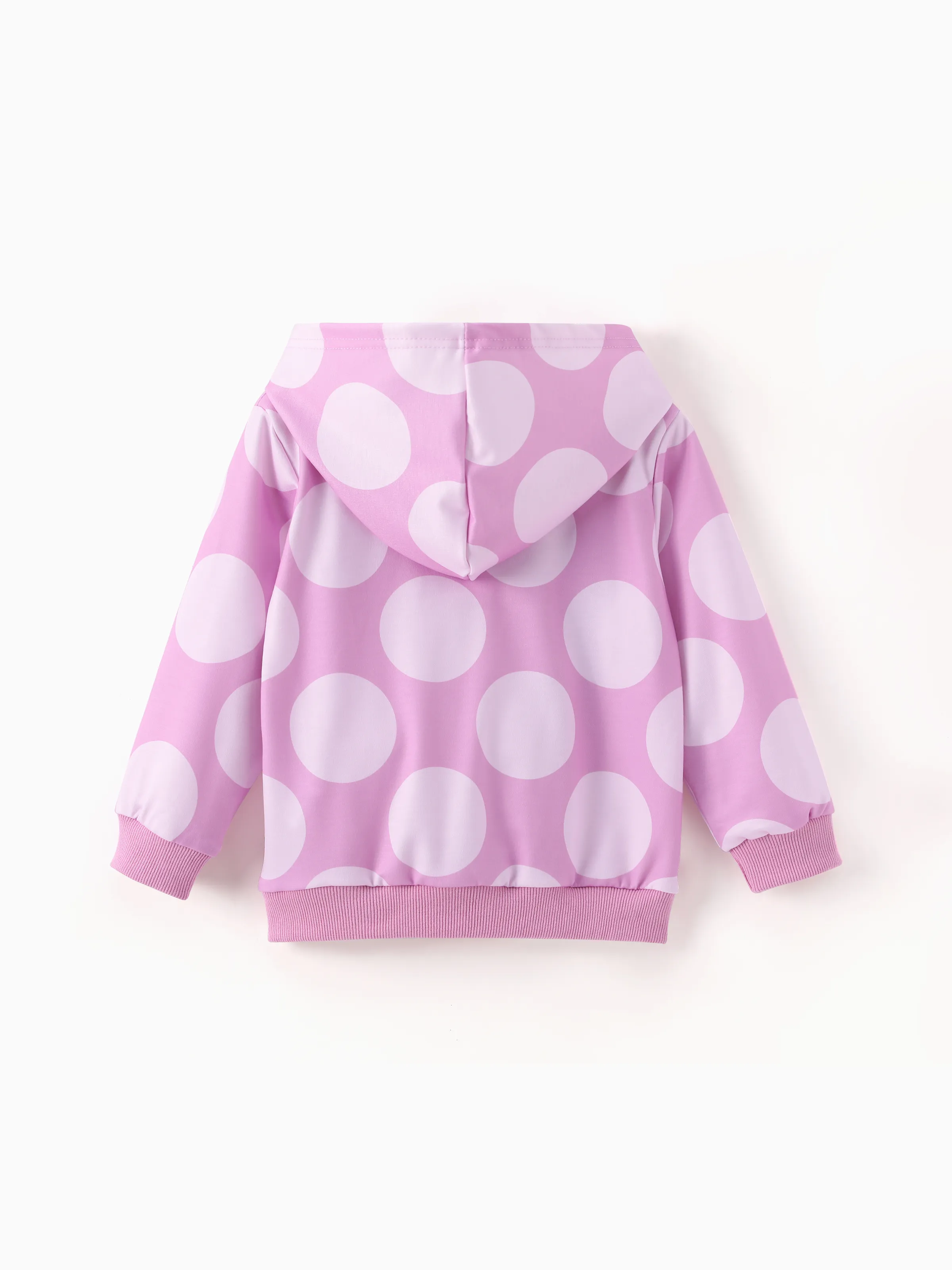 Disney Mickey and Friends Toddler/Kids Girl Minnie Ribbed Cuffs Polyester Fabric Hoodies Hot Pink - Image 3