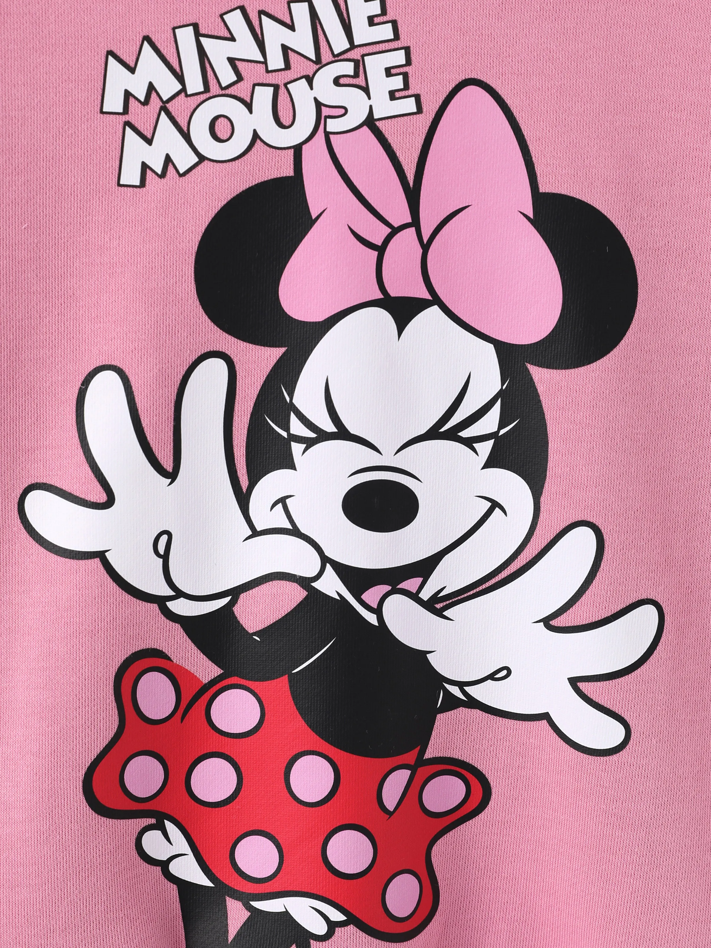 Disney Mickey and Friends Toddler/Kids Girl 2pcs Minnie Polka Dot Hooded Top and Leggings Set Pink - Image 9