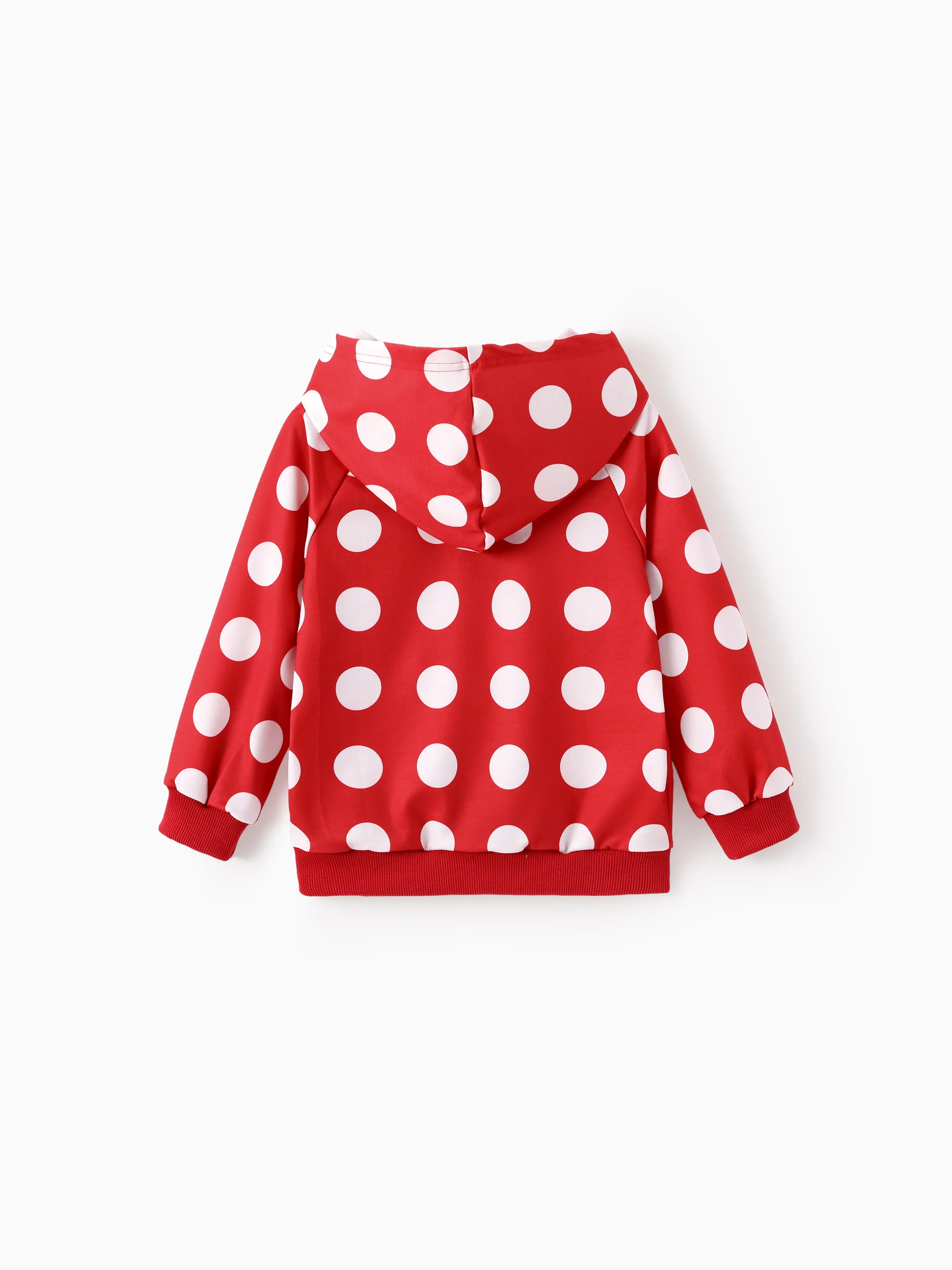 Disney Mickey and Friends Toddler/Kids Girl 2pcs Minnie Polka Dot Hooded Top and Leggings Set Red - Image 4