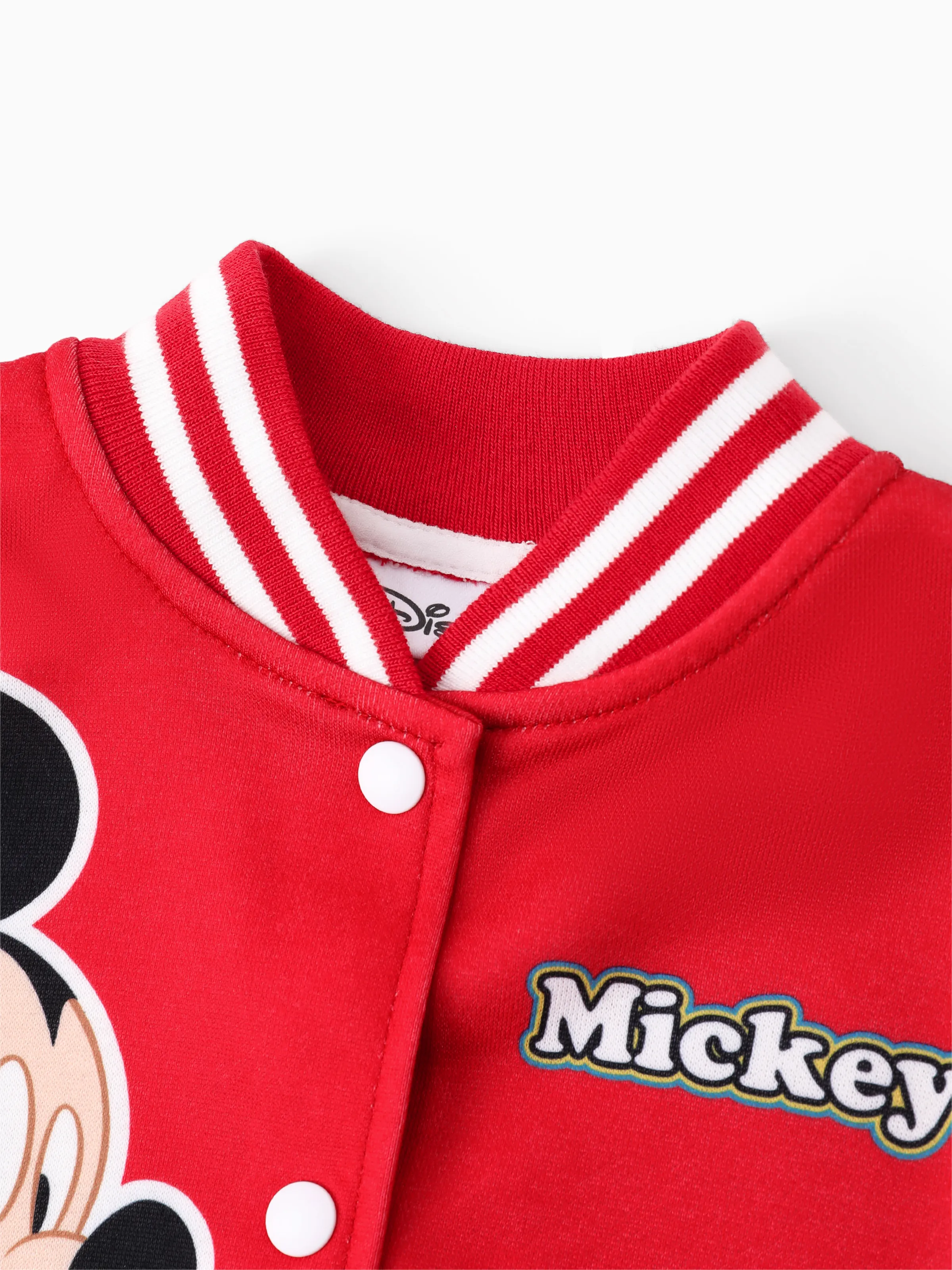 Disney Mickey and Friends Toddler/Kid Boy Mickey Lightweight Bomber Jacket Red - Image 5