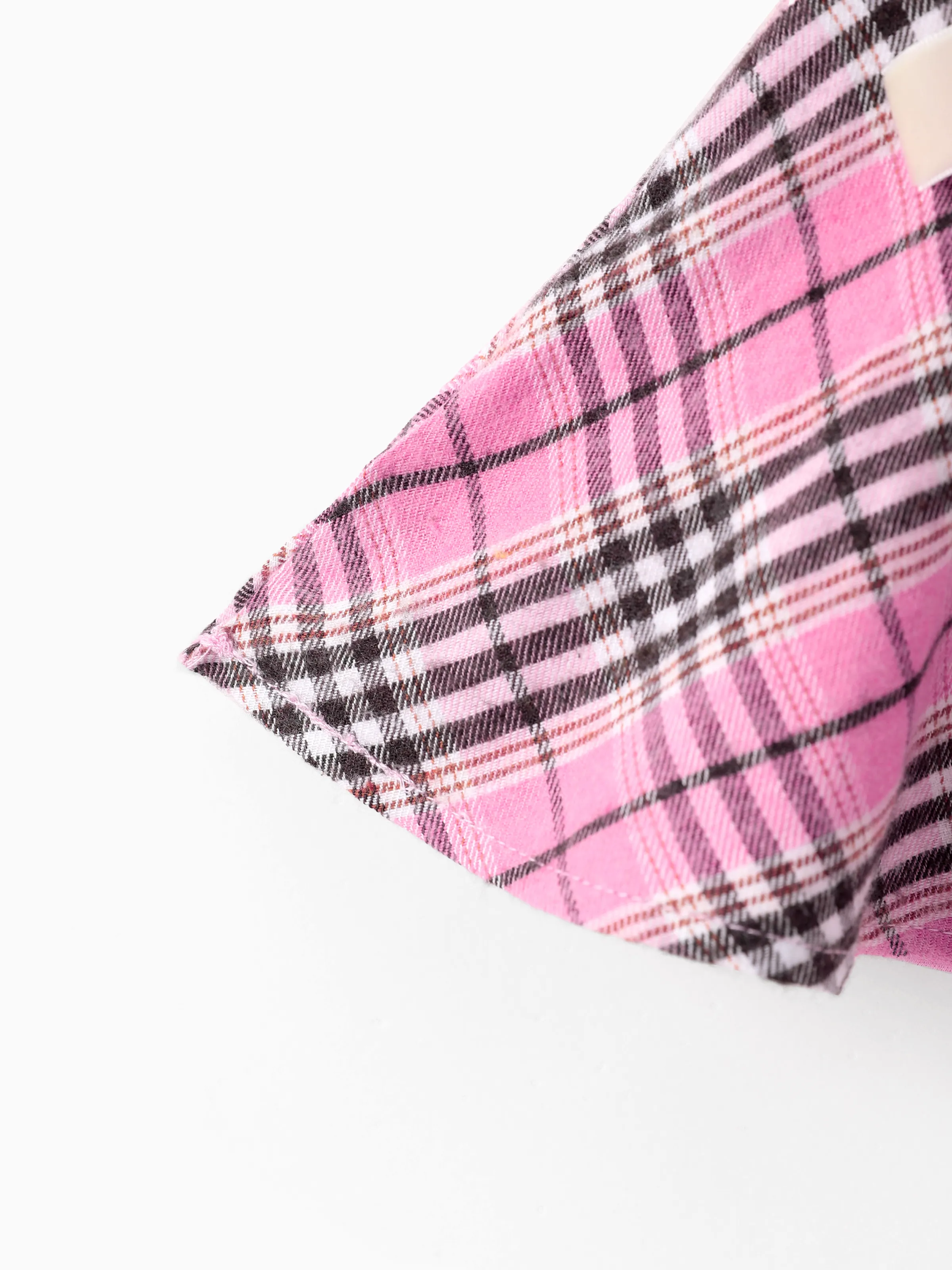 Disney Mickey and Friends Toddler/Kid Girl 2pcs Minnie Mouse Plaid Print with Bows Skirt Set Pink Pink - Image 11