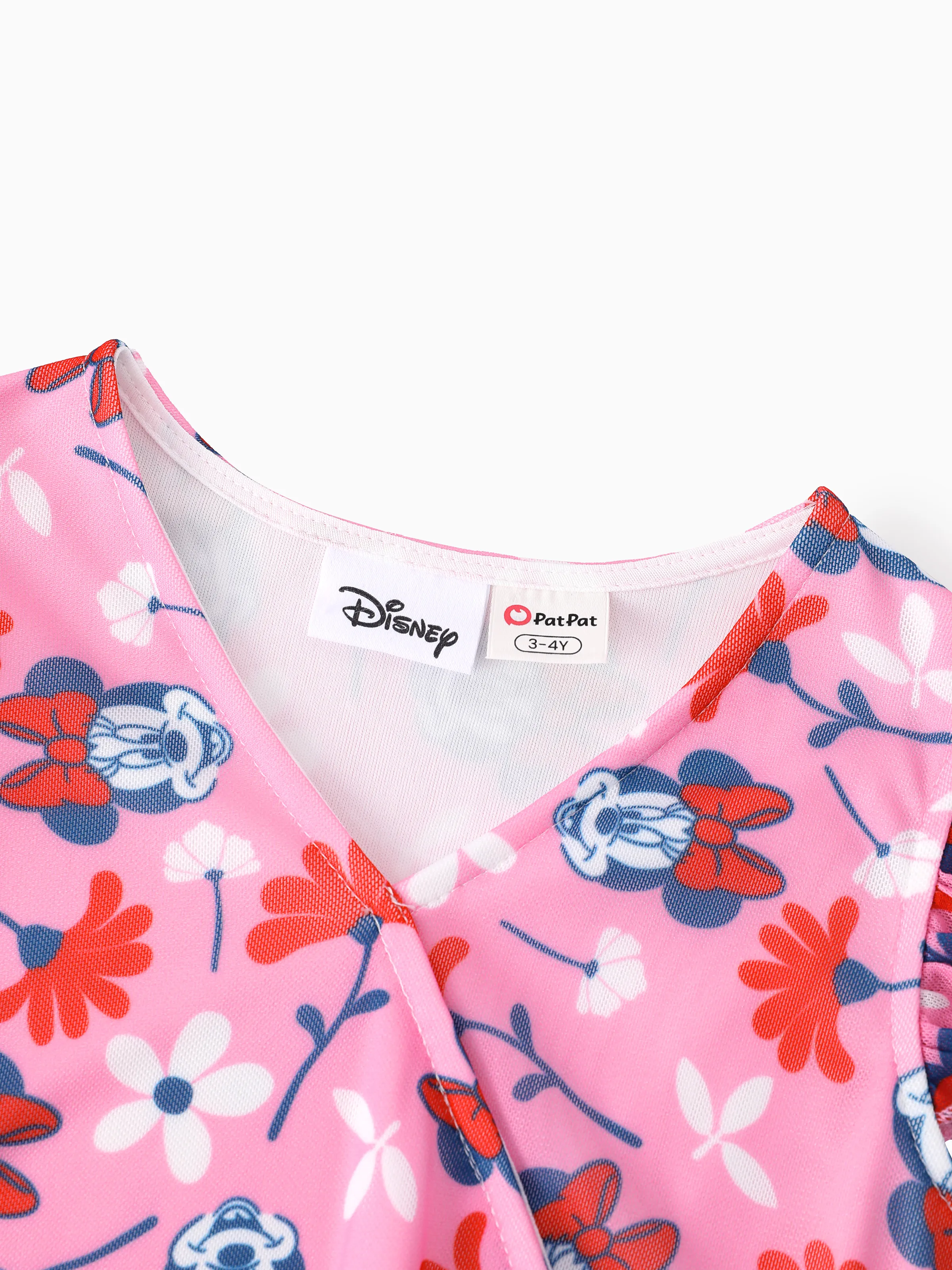 Disney Mickey & Friends Family Matching Mickey & Minnie Mouse floral-themed sets Red - Image 10