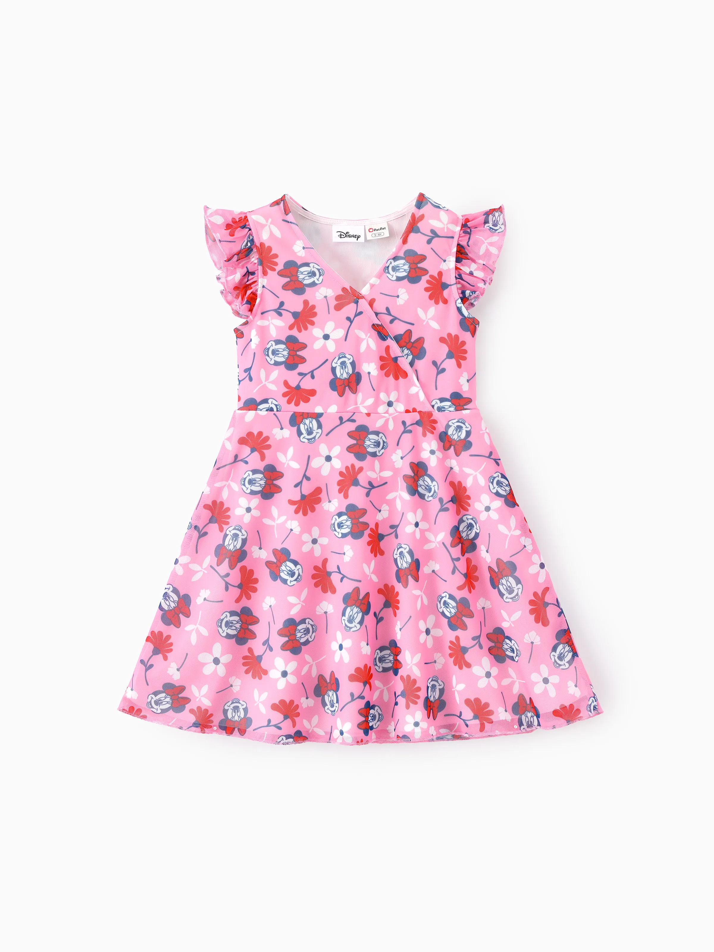 Disney Mickey & Friends Family Matching Mickey & Minnie Mouse floral-themed sets Red - Image 8