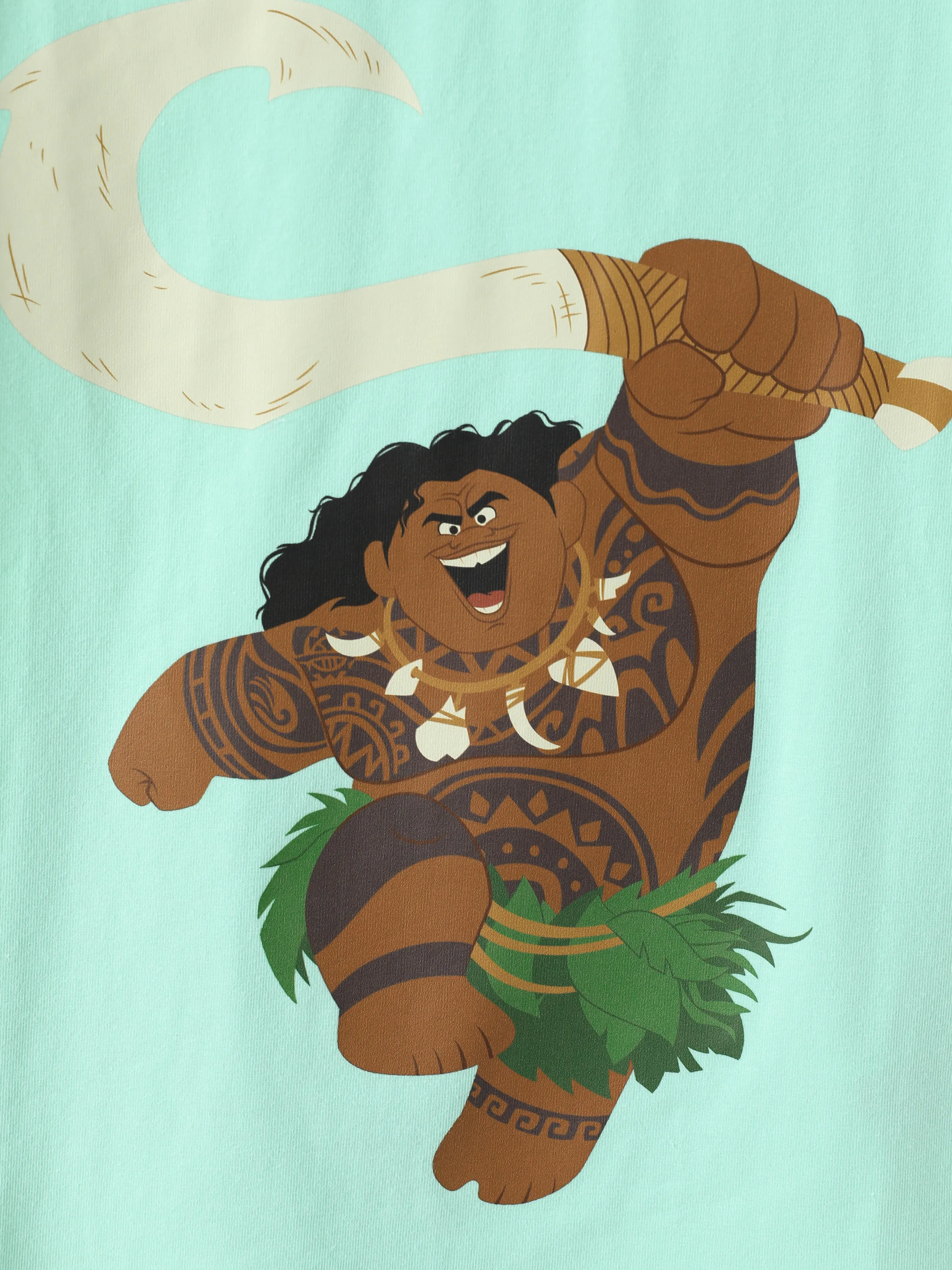 Disney Princess Daddy & Son Moana Shirt Green - Image 12