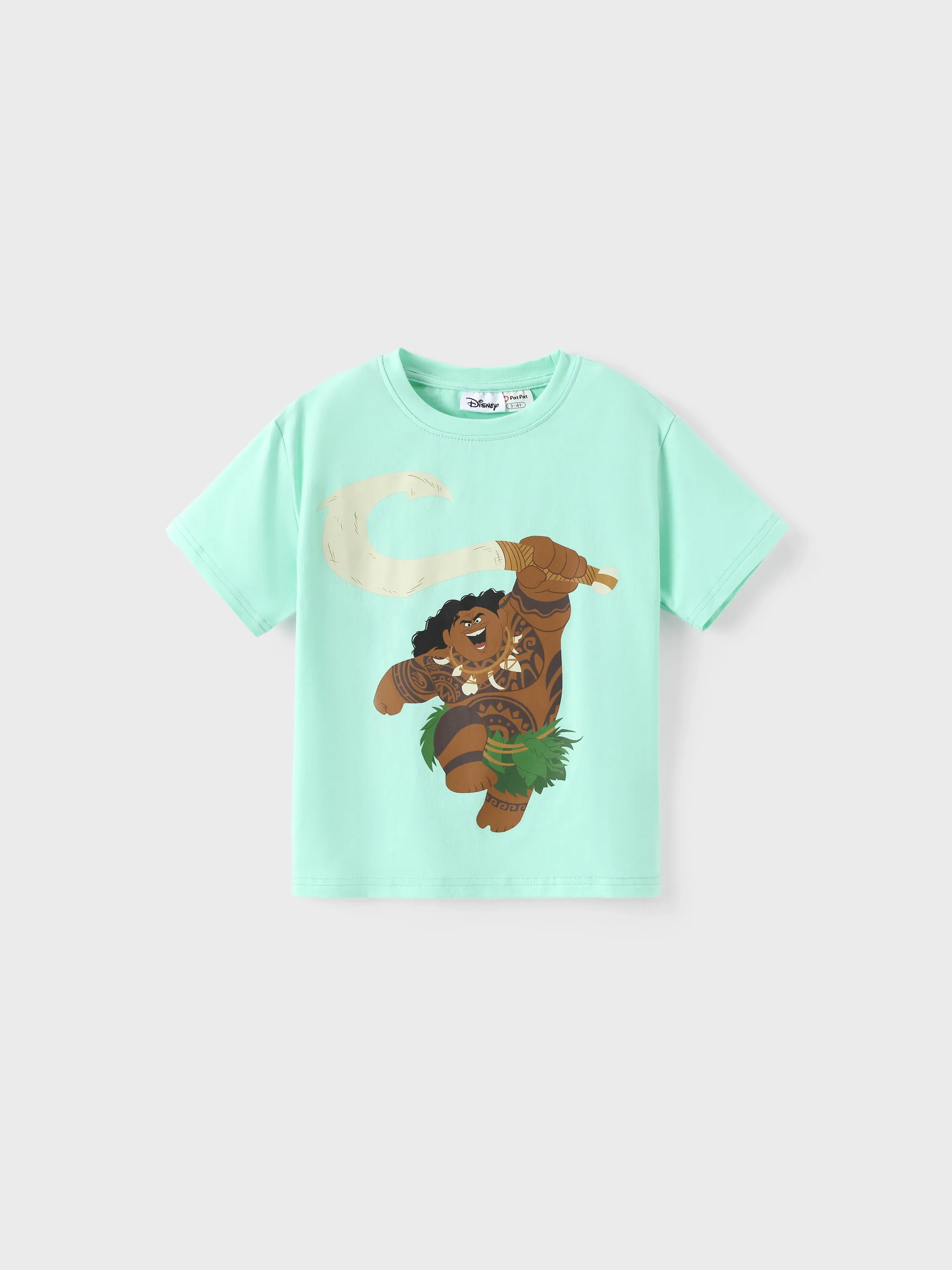 Disney Princess Daddy & Son Moana Shirt Green - Image 8