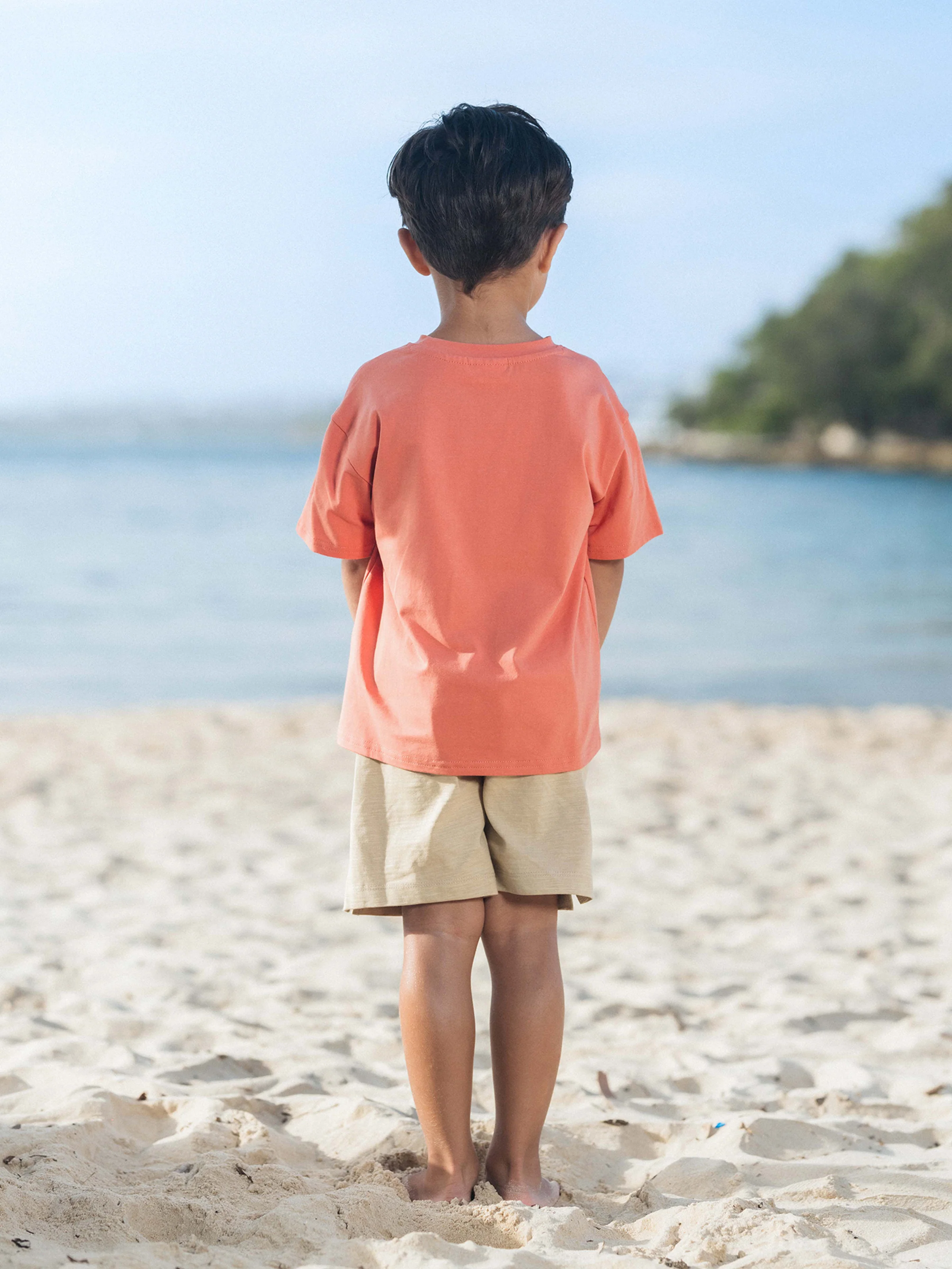 Disney Princess Mommy & me Moana Sporty Dress with Built-in Shorts & Pockets/ Cotton Top Orange - Image 18