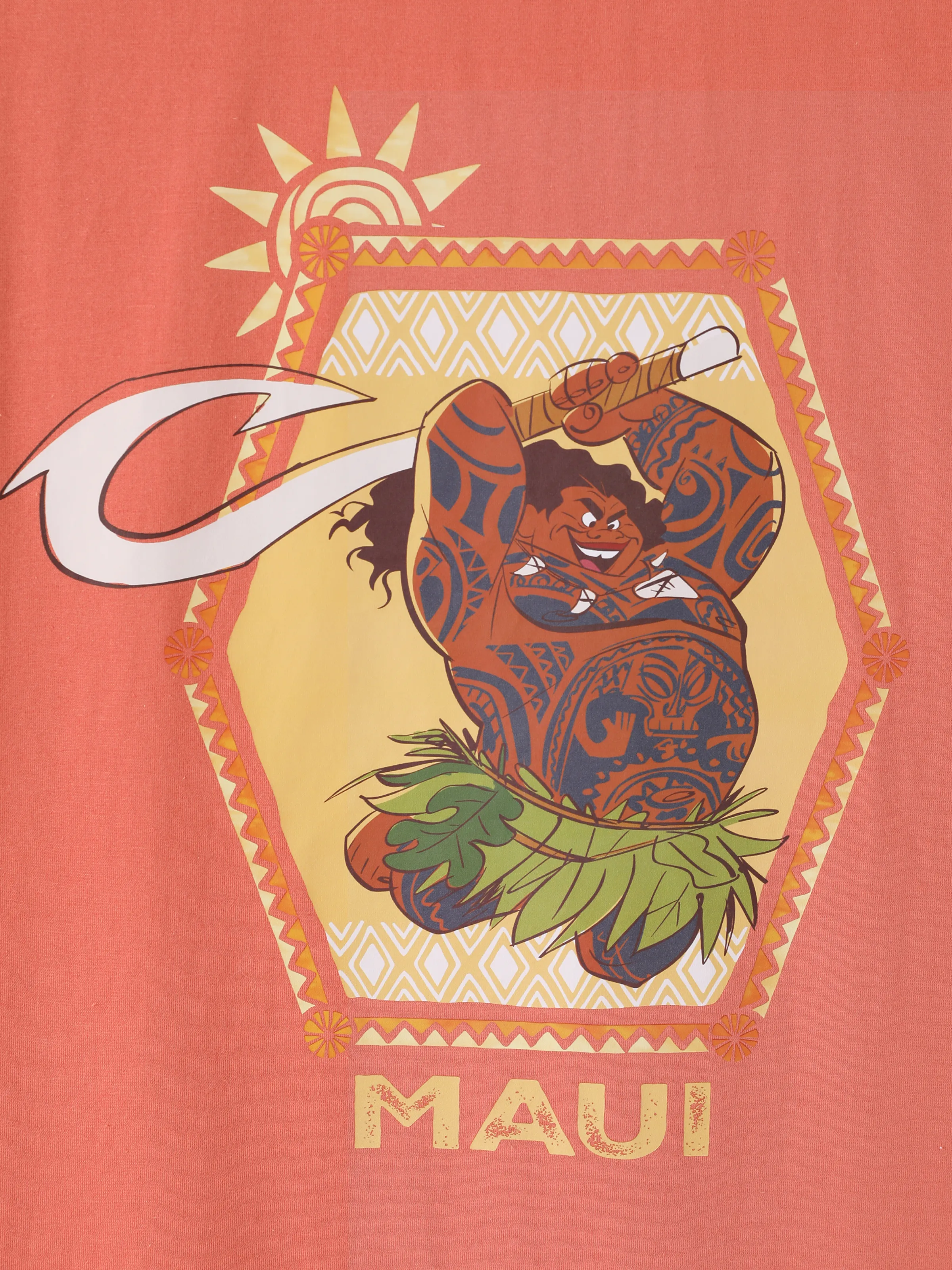 Disney Princess Daddy & Son Moana Sporty Dress/ Cotton Top Orange - Image 16