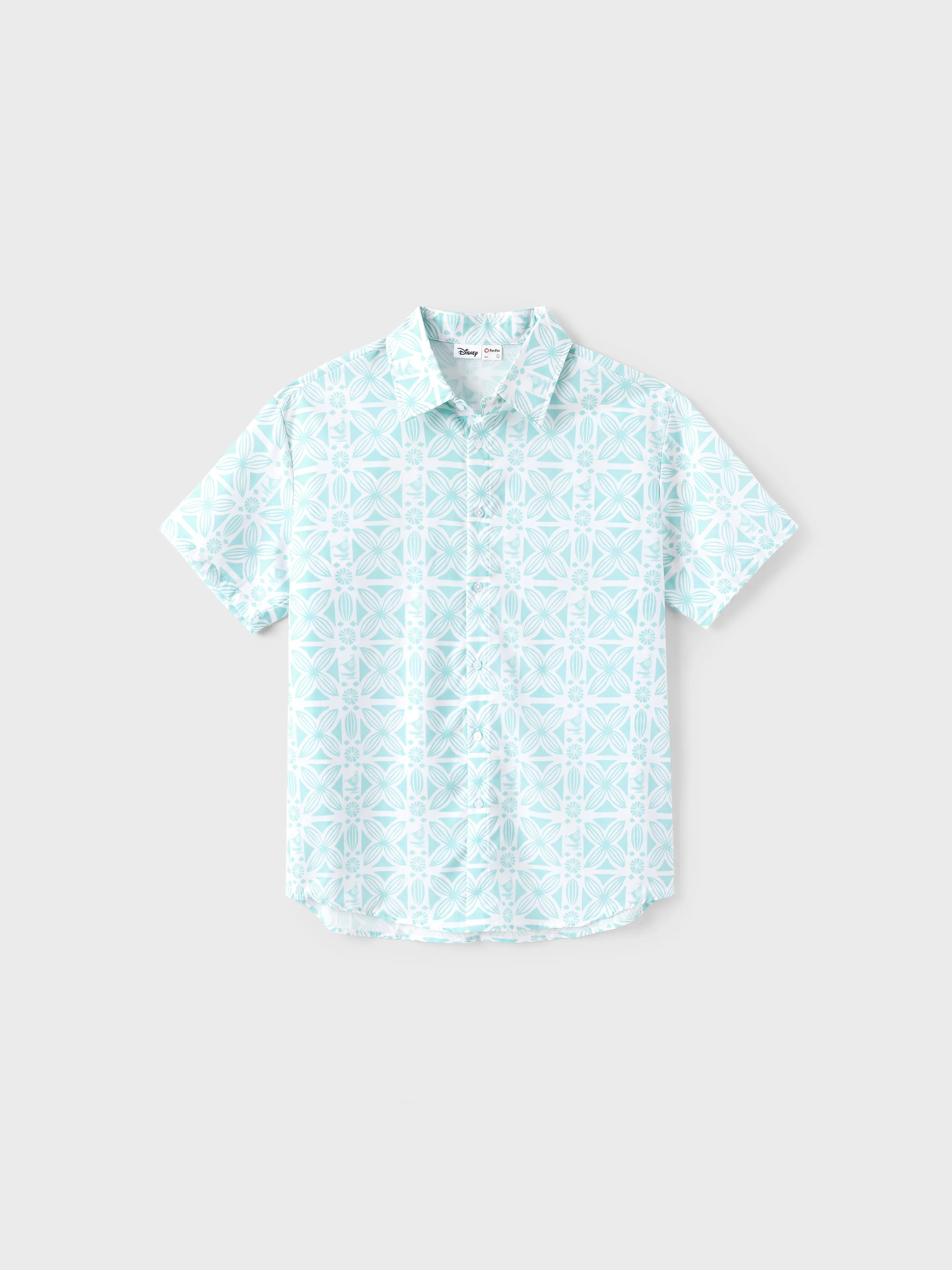 Disney Princess Matching Family Moana Dress/Shirt Green - Image 16