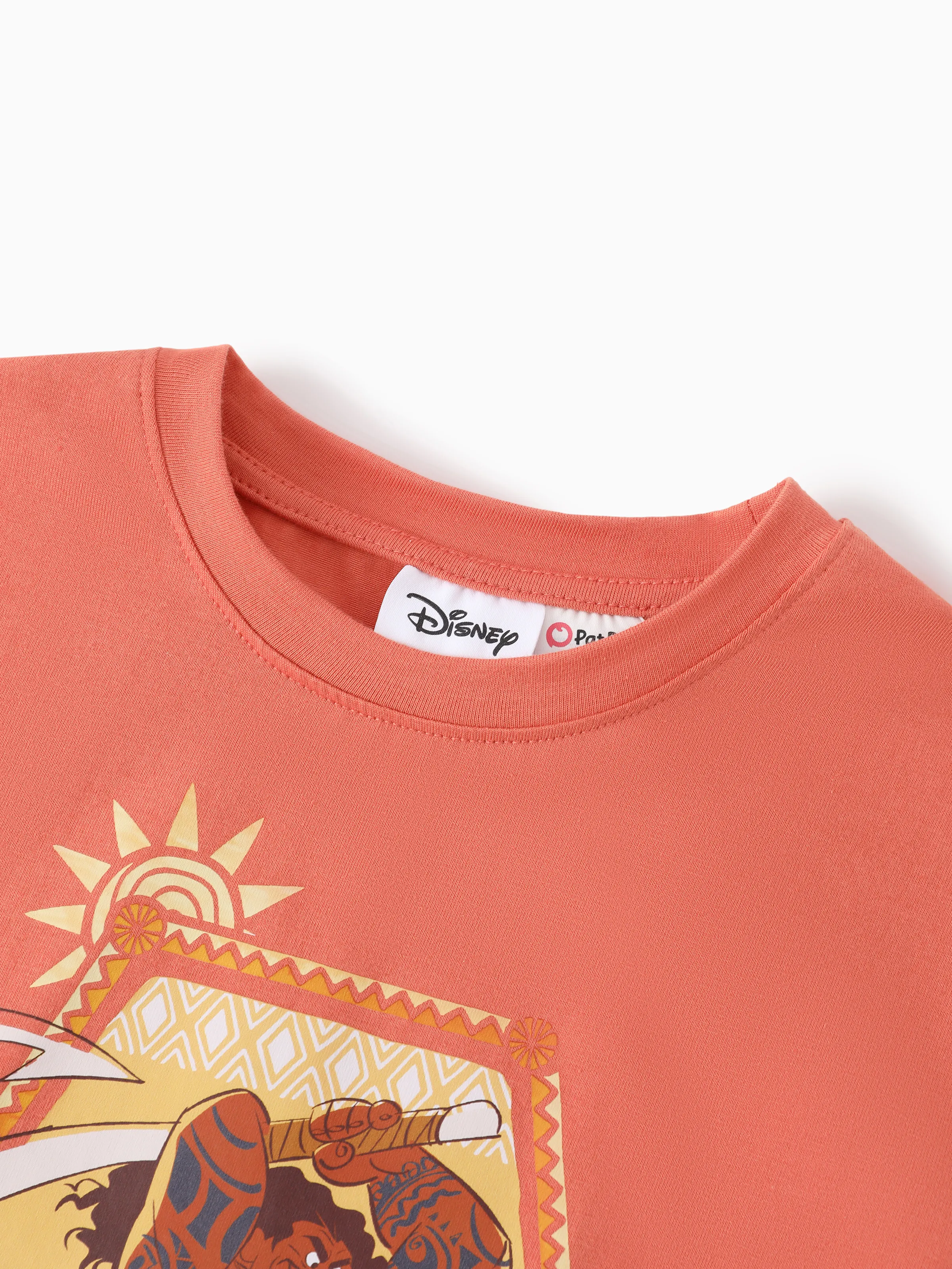 Disney Princess Matching Family Moana Sporty Dress with Built-in Shorts & Pockets/ Cotton Top Orange - Image 20