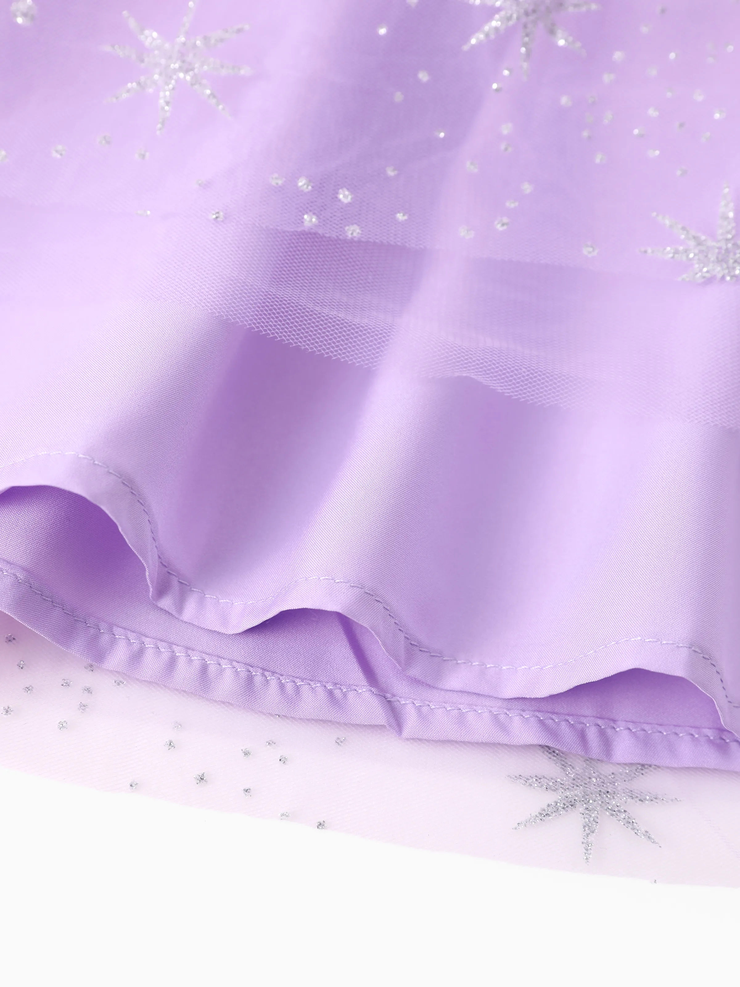 Disney Princess Toddler Girl Rapunzel Ruffled Longsleeves Tulle Dress Purple - Image 8