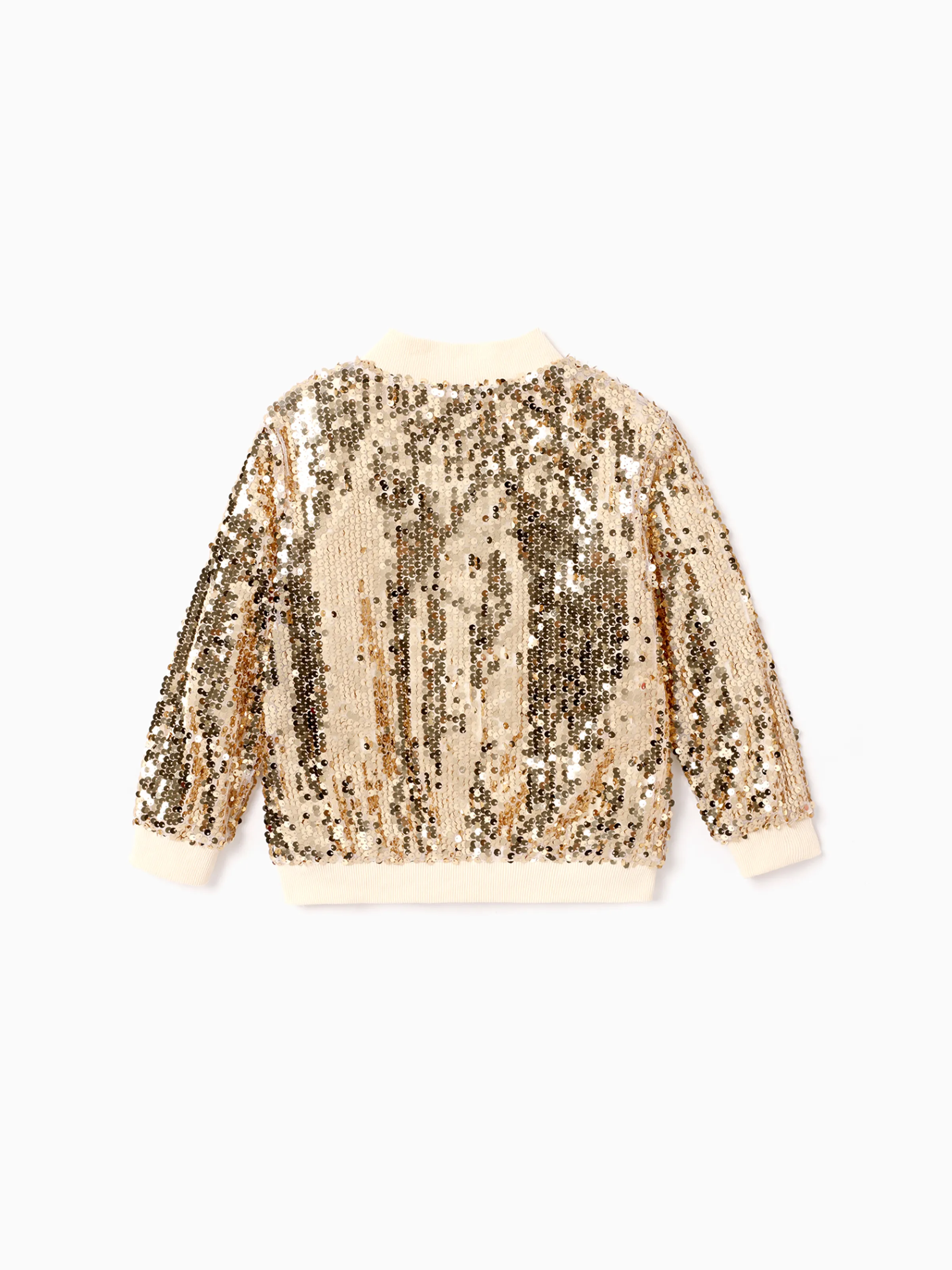 Disney Princess Toddler Girl Belle Print Sequin Embroidered Jacket Yellow - Image 2