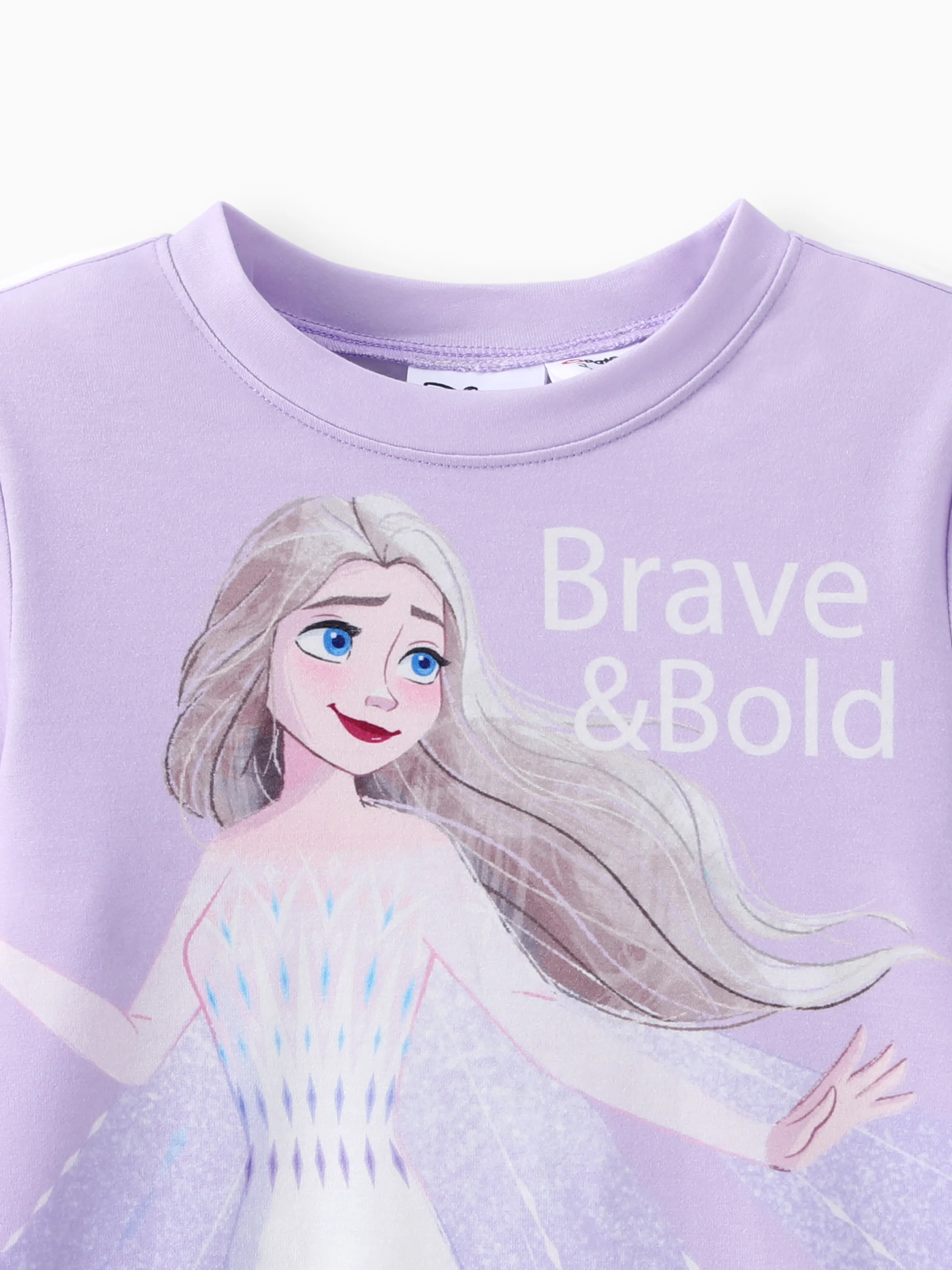Disney Princess Toddler Girl Elsa 1pc Naia™ Long-sleeve T-shirt Purple - Image 4