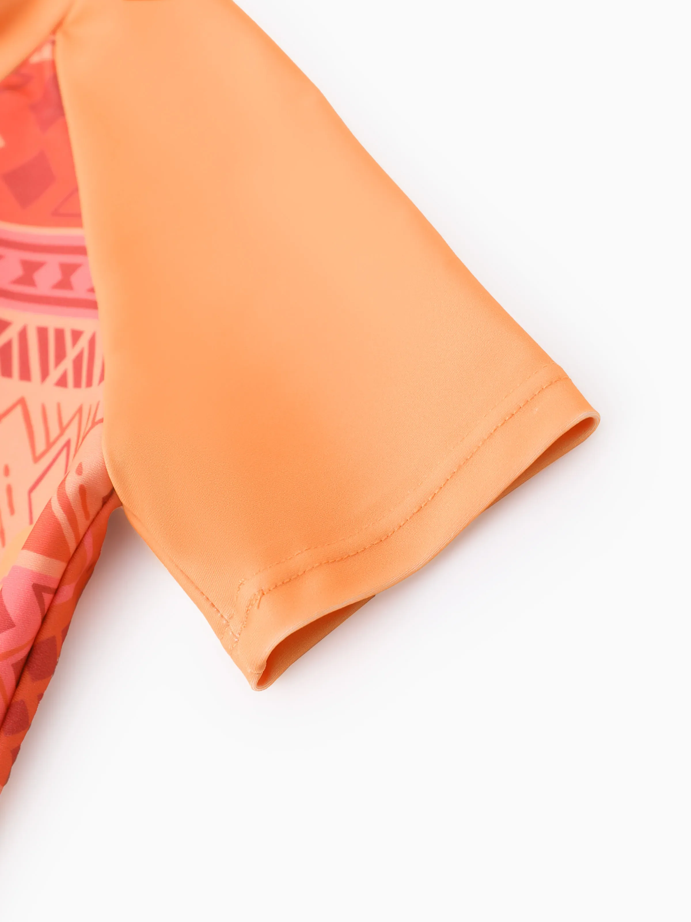 Disney Princess Toddler Girl Moana 2pcs Rash Guard Swimsuit Orange - Image 5