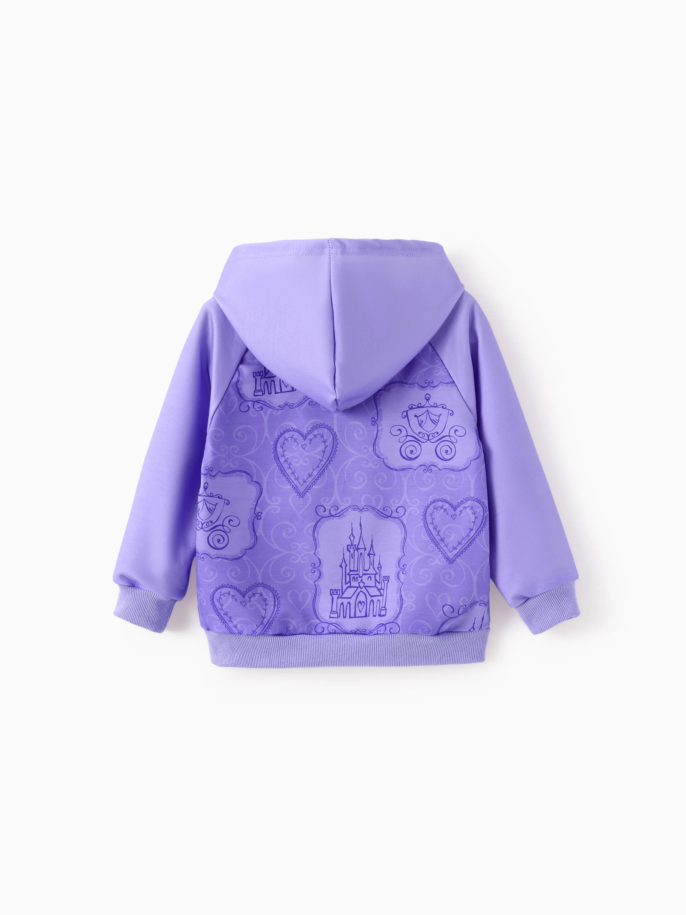 Disney Princess Toddler Girl Rapunzel Hoodie Sweatshirt and Leggings Set Purple - Image 4