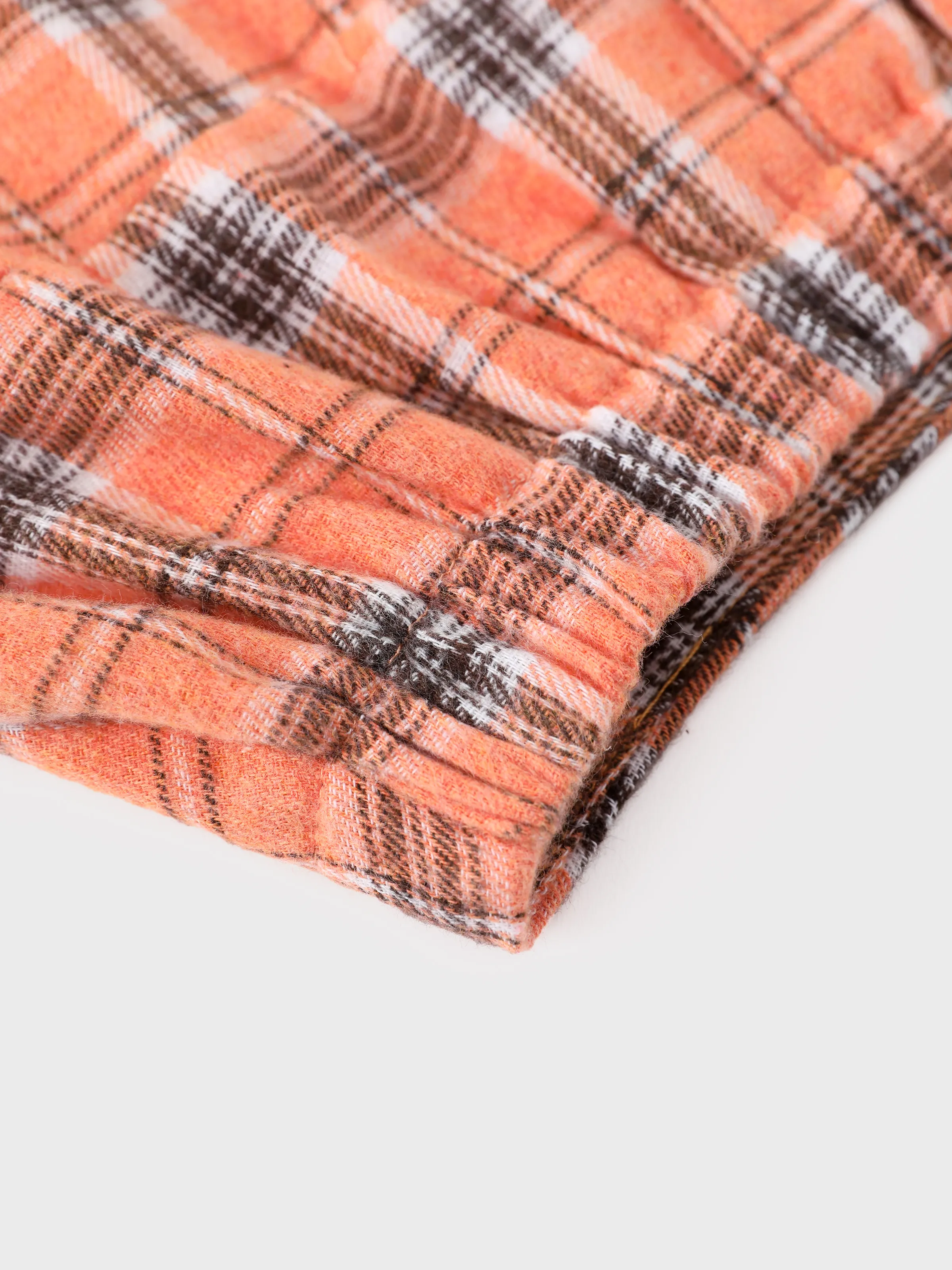 Disney Princess Toddler Girl 2pcs Moana Long Sleeve Plaid Print Skirt Set Apricot-toned Apricot - Image 12