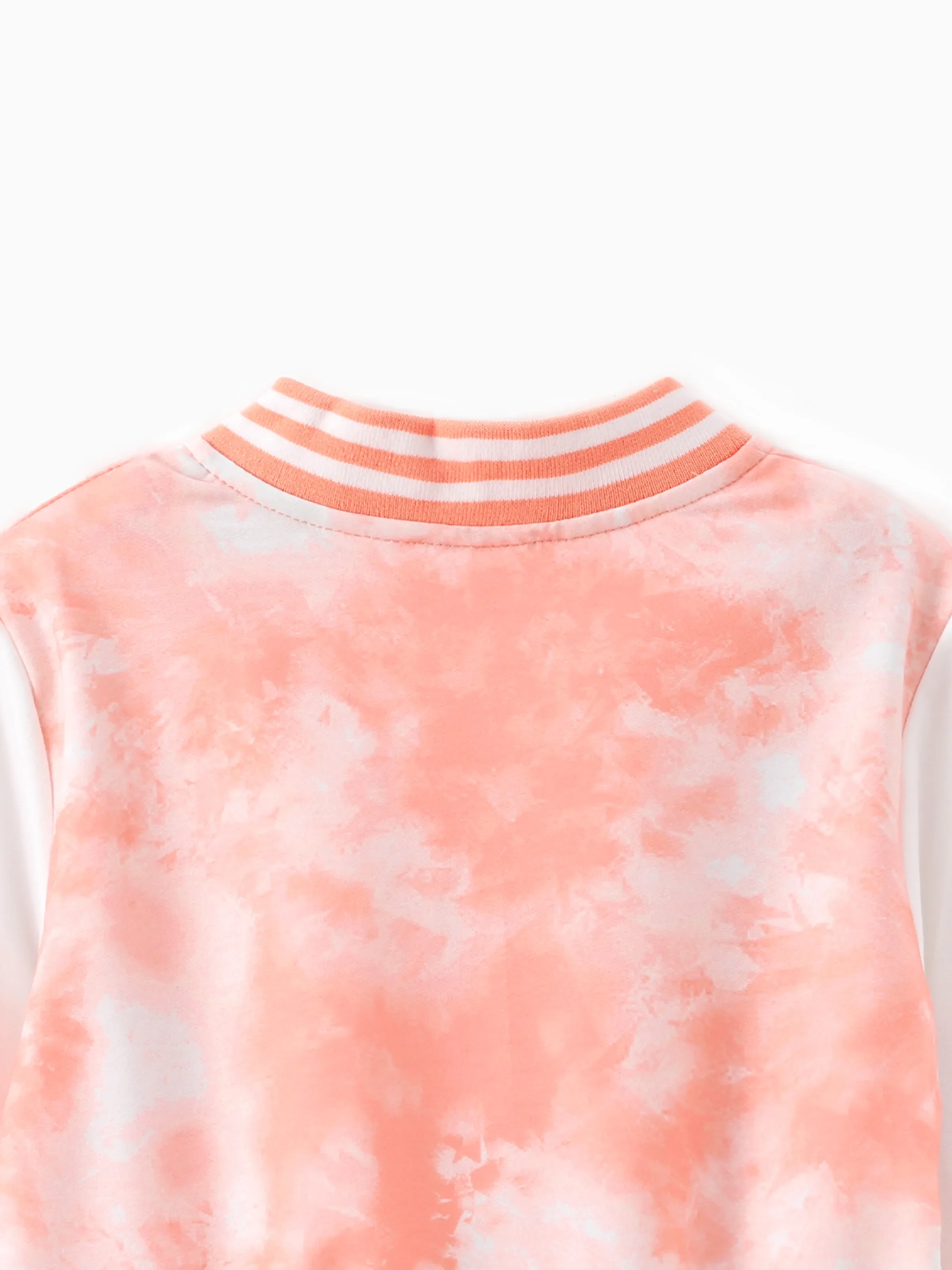 Disney Princess Toddler Girls Moana Tie-die Print Bomber Jacket Orange - Image 7