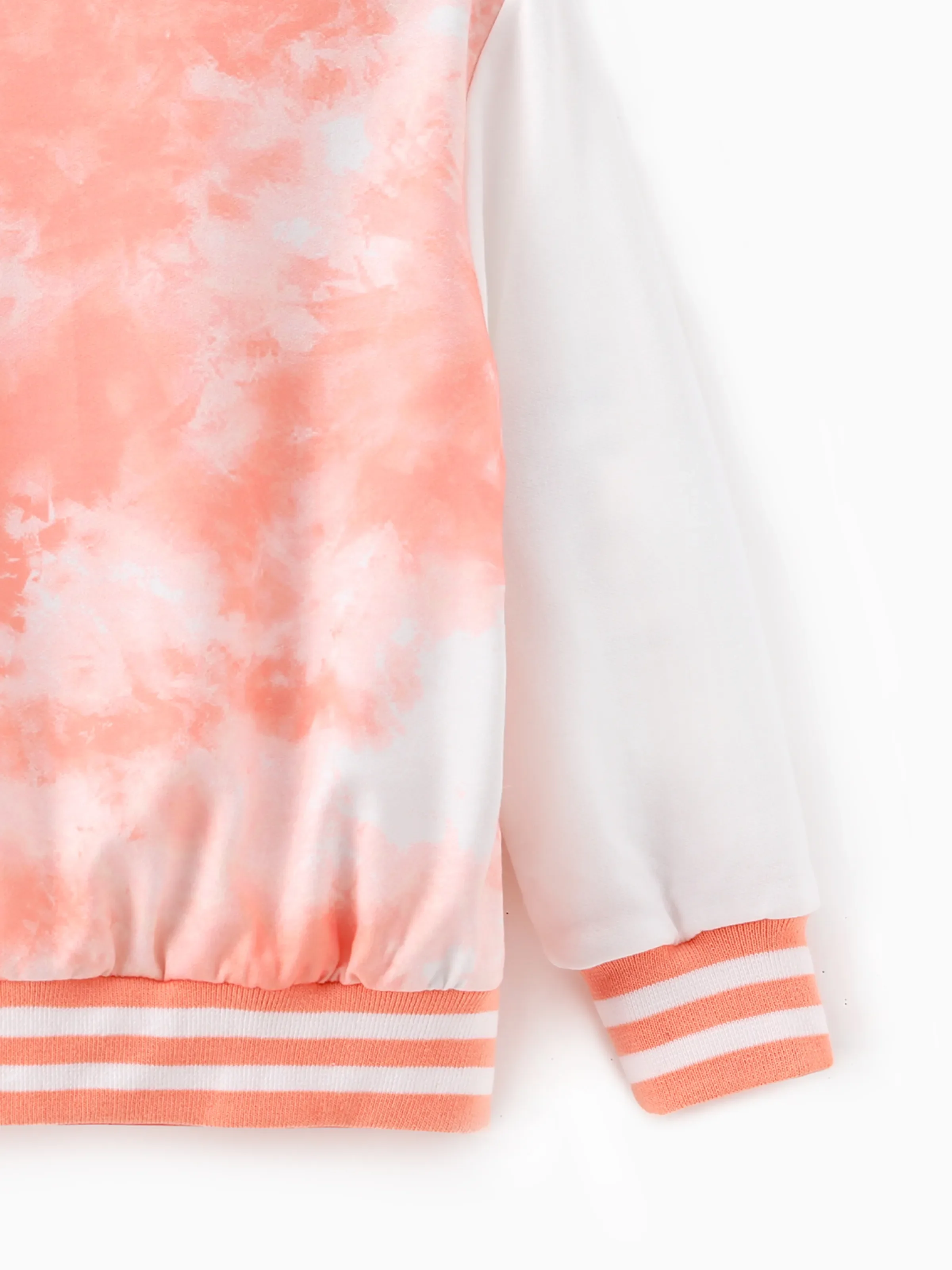 Disney Princess Toddler Girls Moana Tie-die Print Bomber Jacket Orange - Image 8