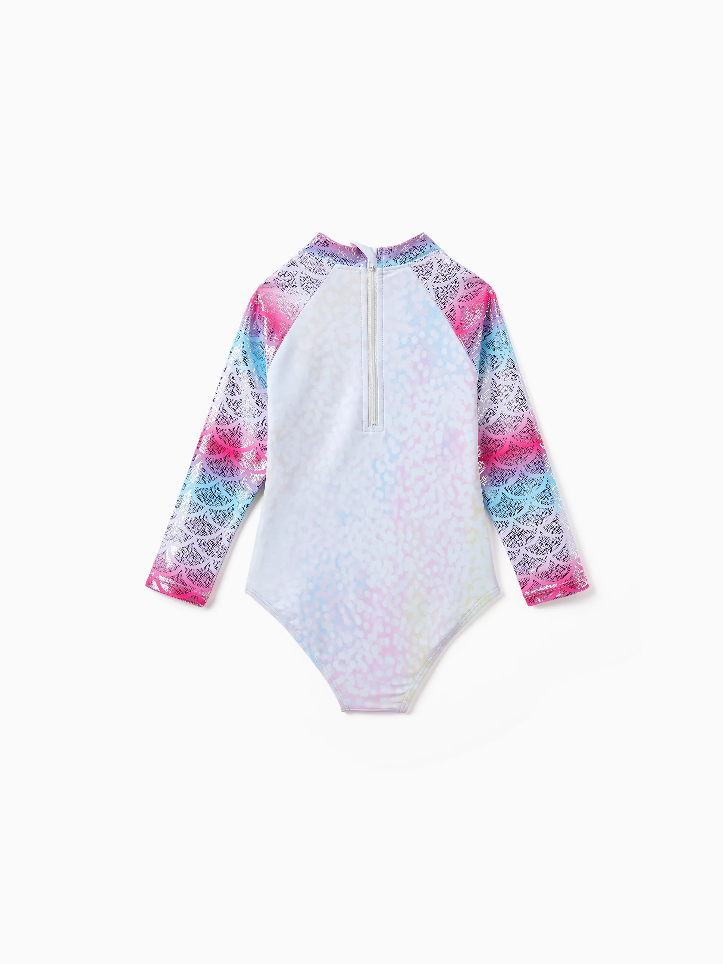 Disney Princess Toddler/Kid Girl Ariel Colorblock Swimsuit Pink - Image 3