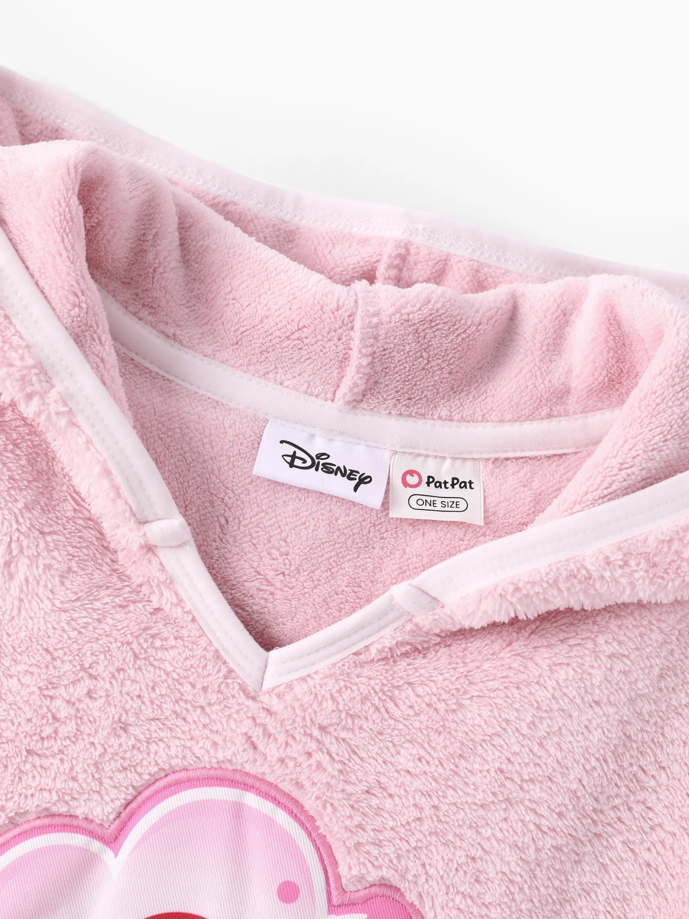 Disney Princess Toddler/Kid Girl Ariel Terry Hooded Swim Cover-up 
 Light Pink - Image 4