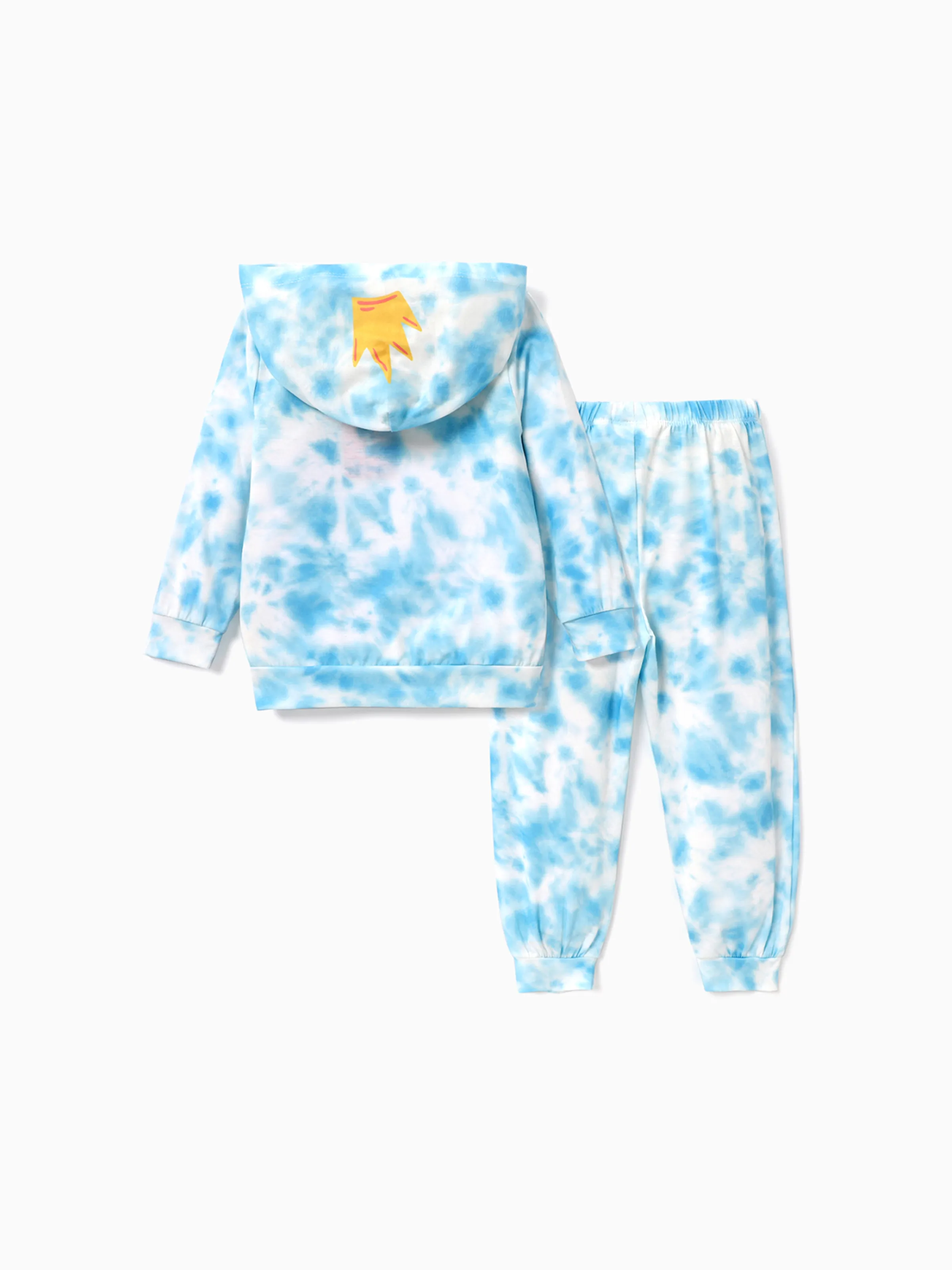 Disney Princess Toddler/Kid Girl 2pcs Cinderella Print Long-sleeve Top and Pants Set Blue - Image 2