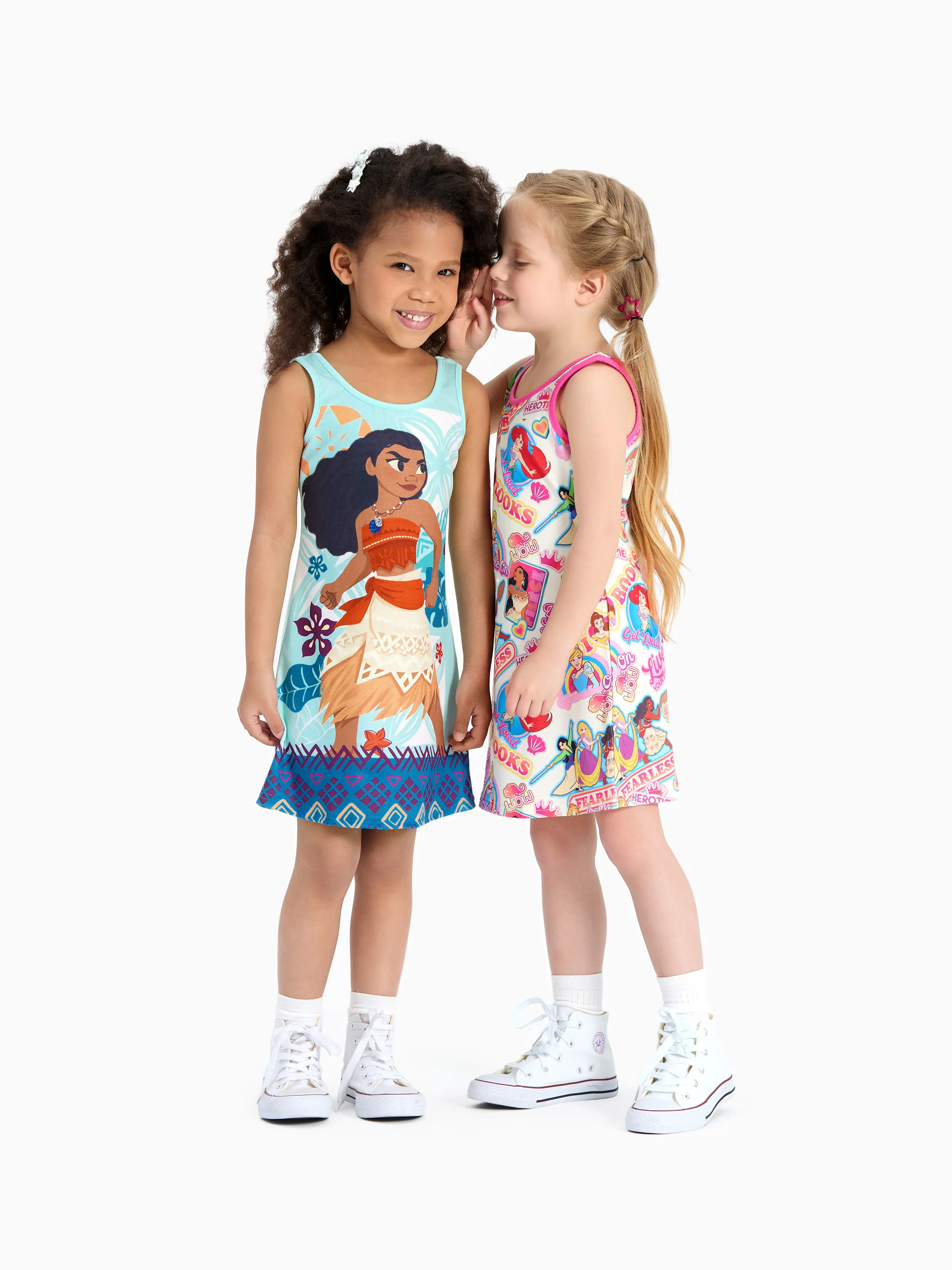 Disney Princess Toddler Girl Ariel/Moana Naia™ Tank Dress Pink - Image 9