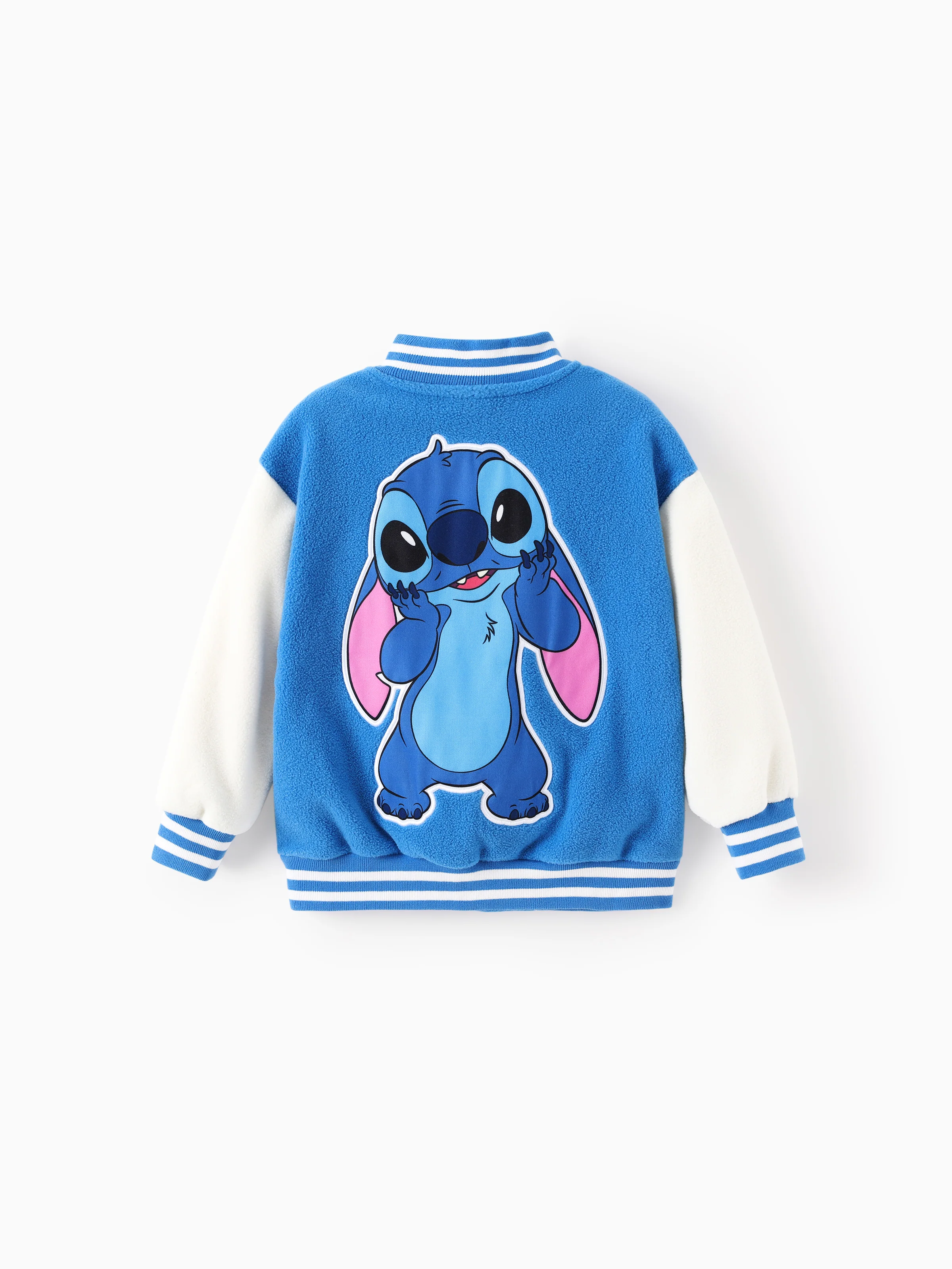 Disney Stiich Toddler/Kid Boy Polarfleece Bomber jacket Blue - Image 4