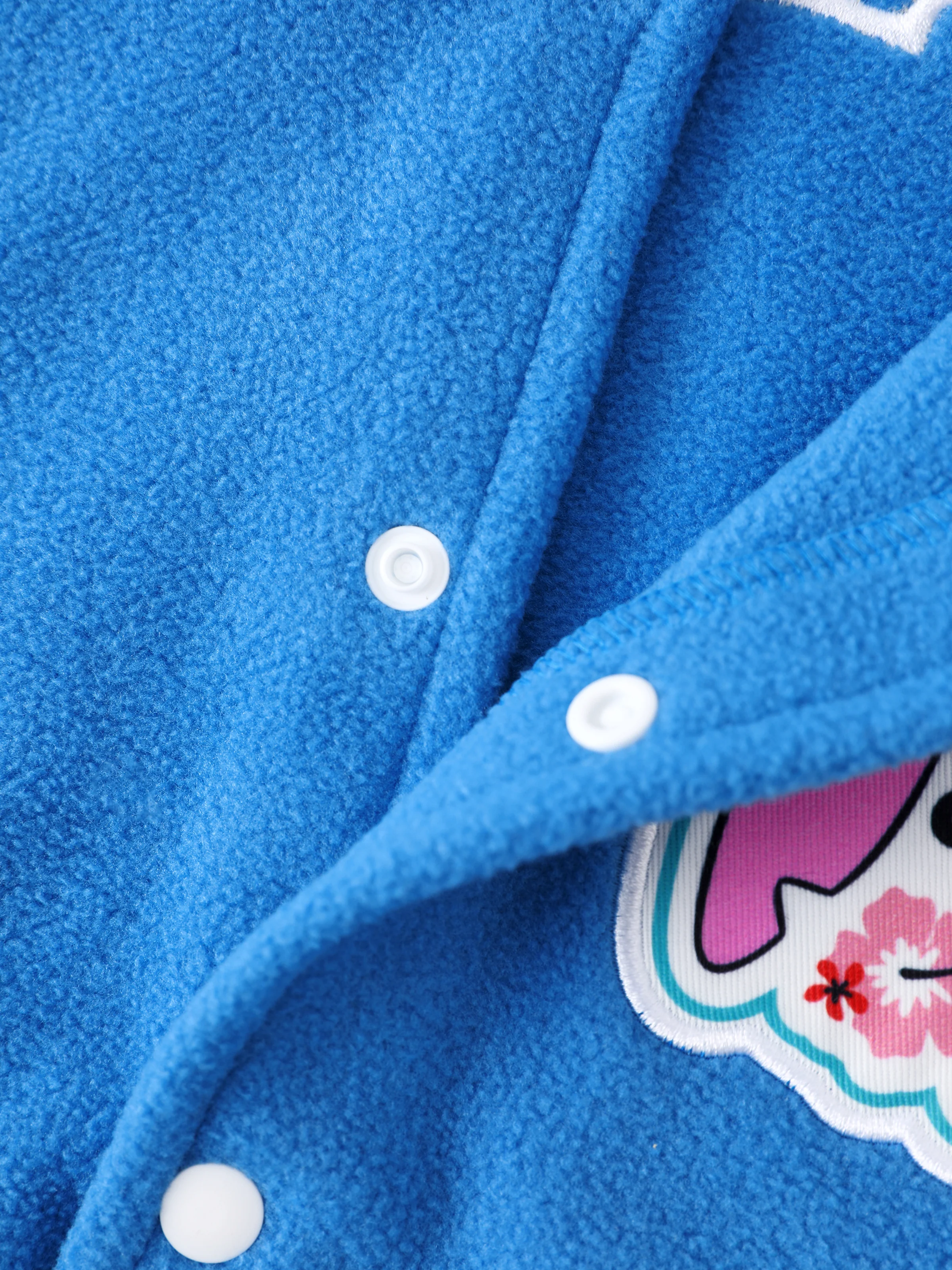 Disney Stiich Toddler/Kid Boy Polarfleece Bomber jacket Blue - Image 8