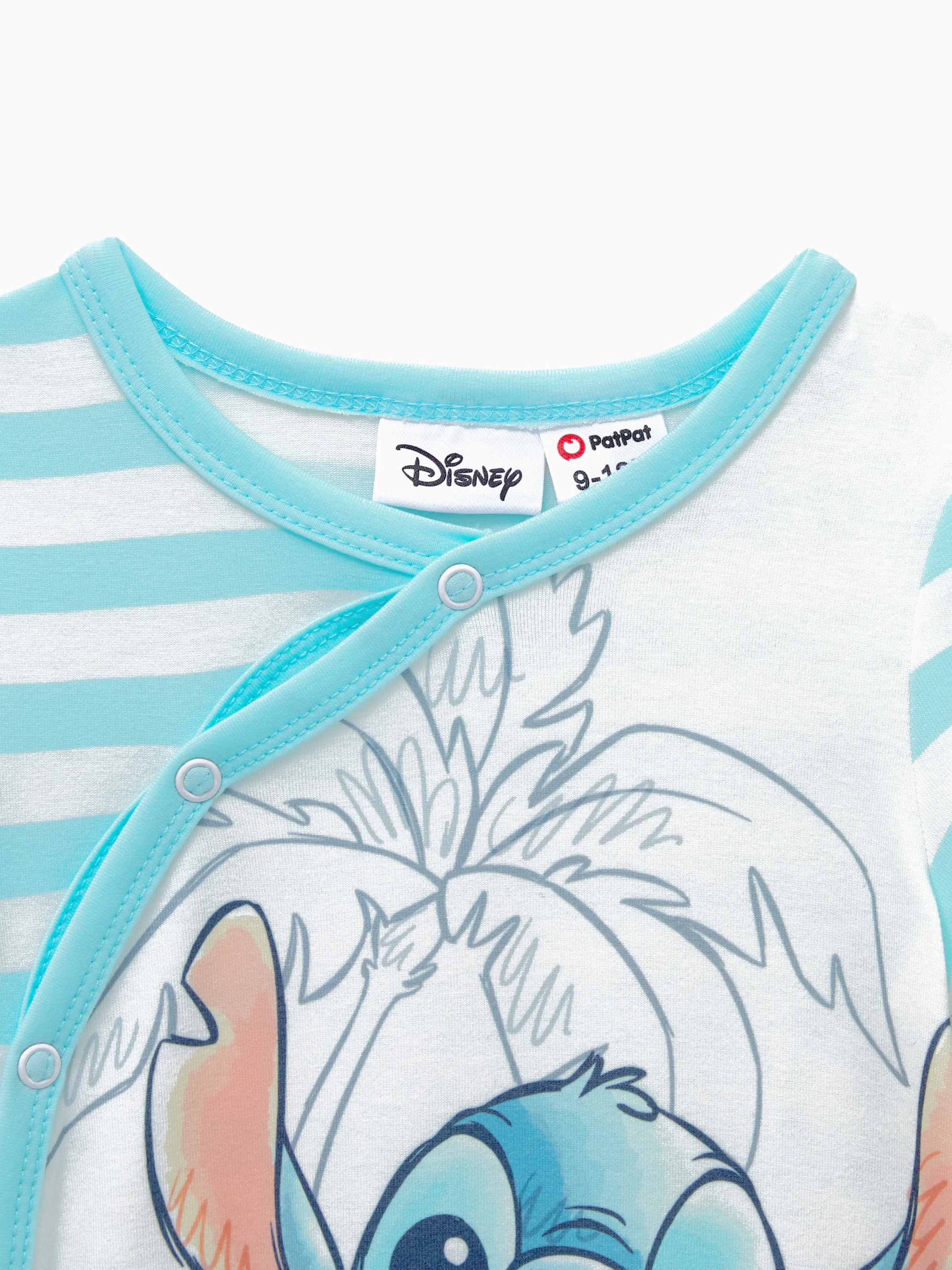 Disney Stitch Family Matching Tropical Flower Gradient Print T-shirt/Sleevelss Dress Multicolor - Image 13