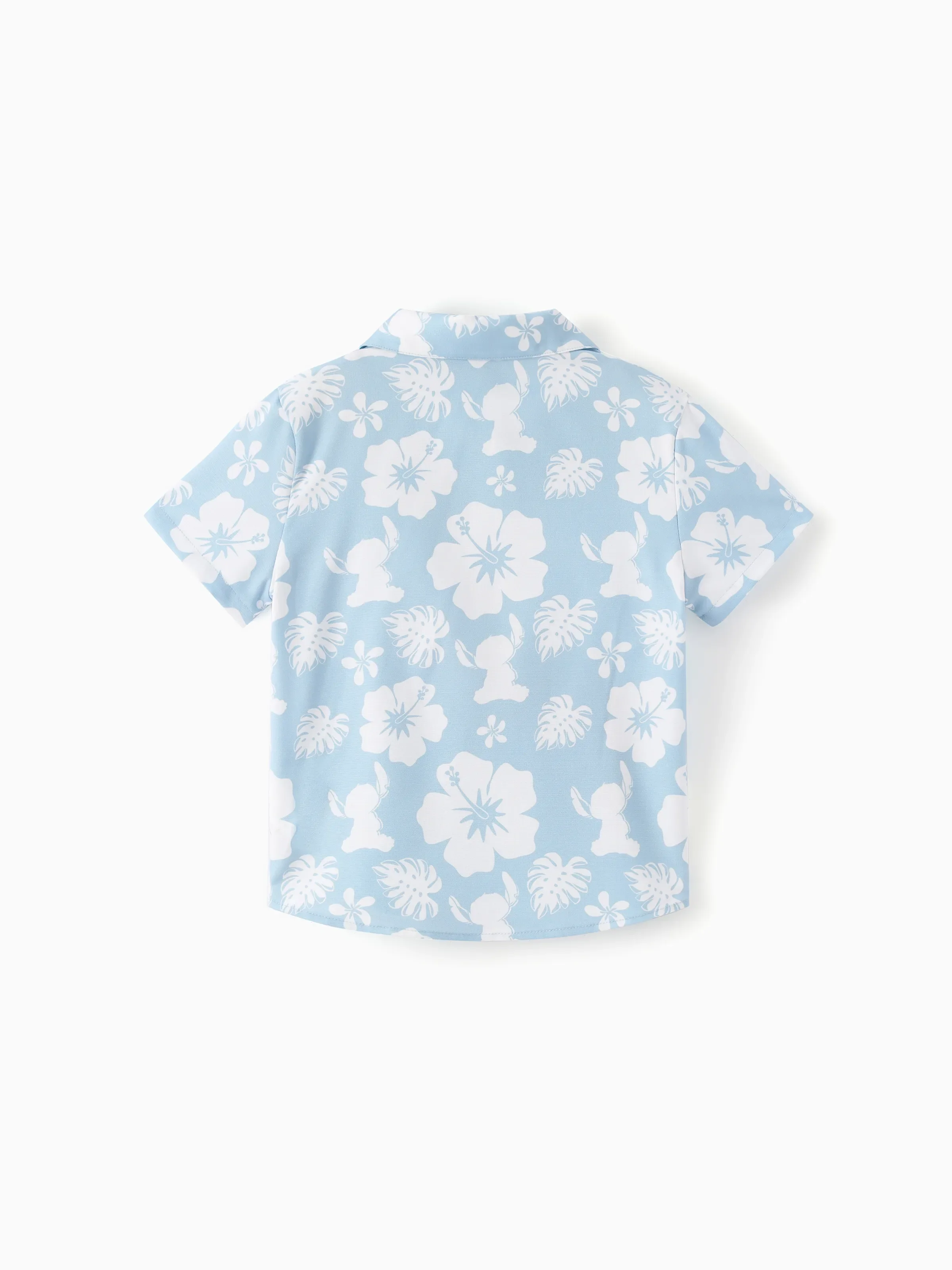 Disney Stitch Mommy & me Tropical Floral Jumpsuit/ Dress/ Shirt Light Blue - Image 20
