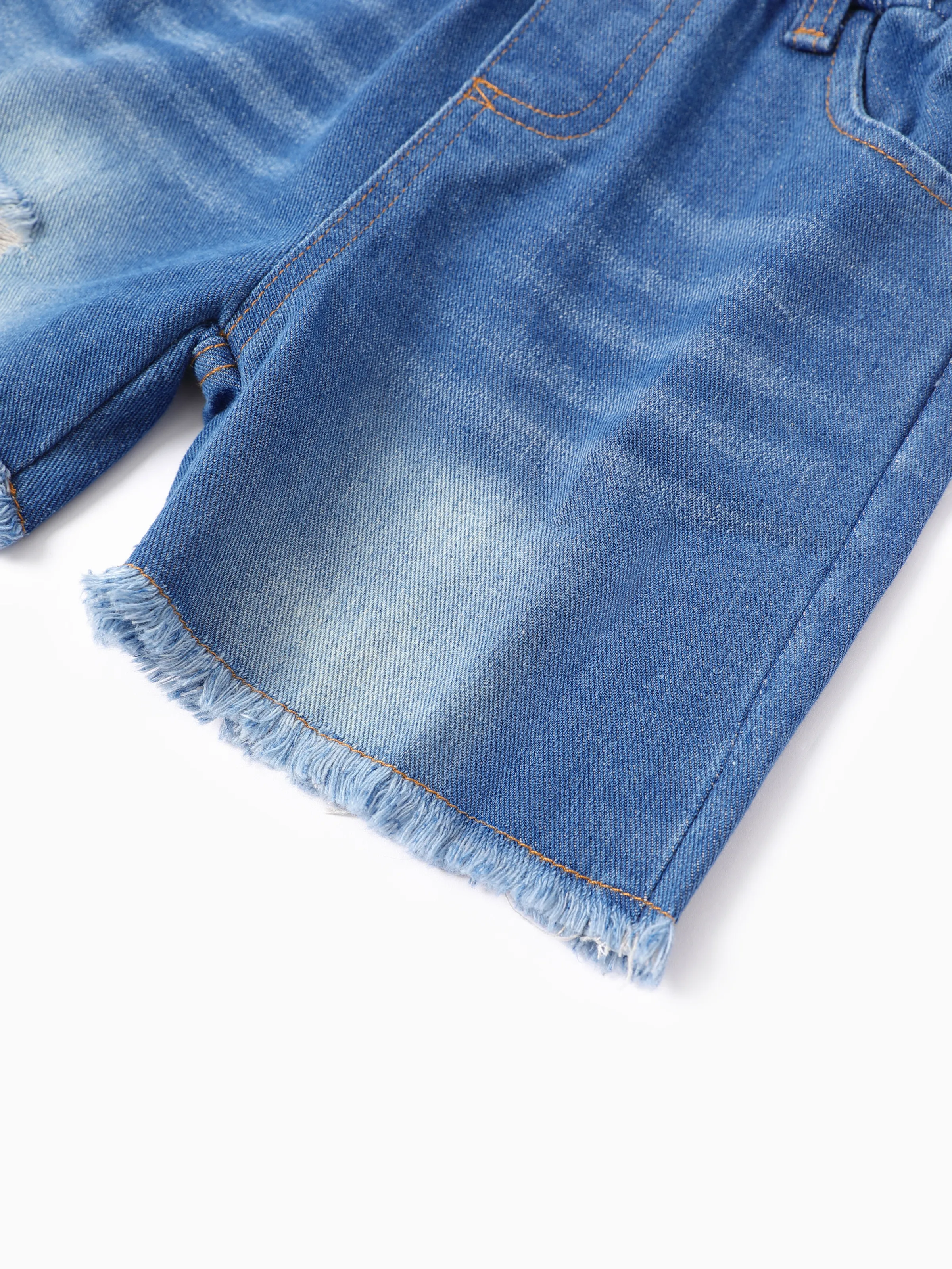 Easter Toddler Boy 2pcs Set with Childlike Animal Pattern and Hole DENIMBLUE - Image 10